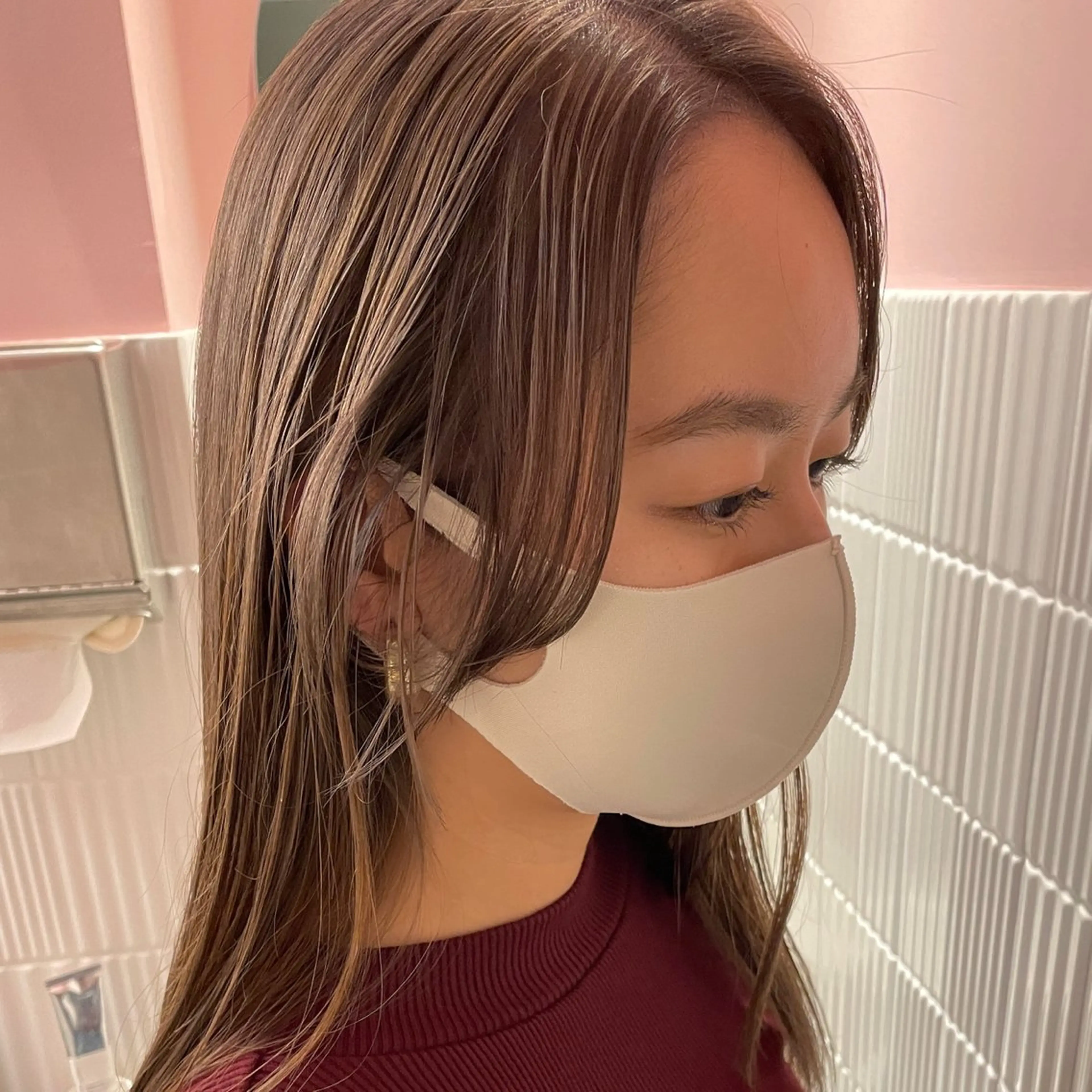 ロング カラー ヘアカラー トリートメント ヒロミ/アレンジ/ アンニュイ/透け感のヘアスタイル