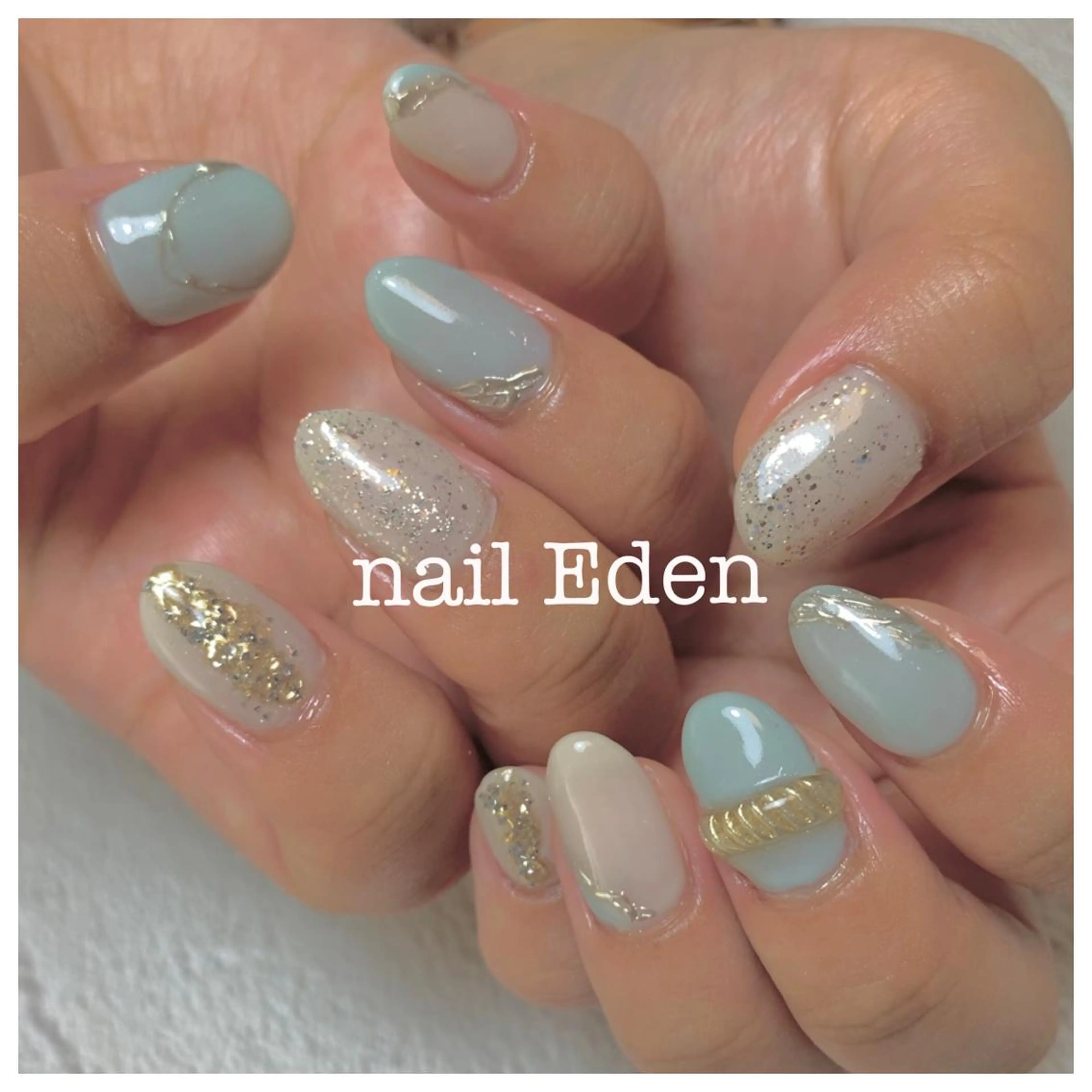 ネイル 持ち込み ハンドネイル ハンドケア Eden　private nail saron所属・Eden ♾️のネイルデザイン