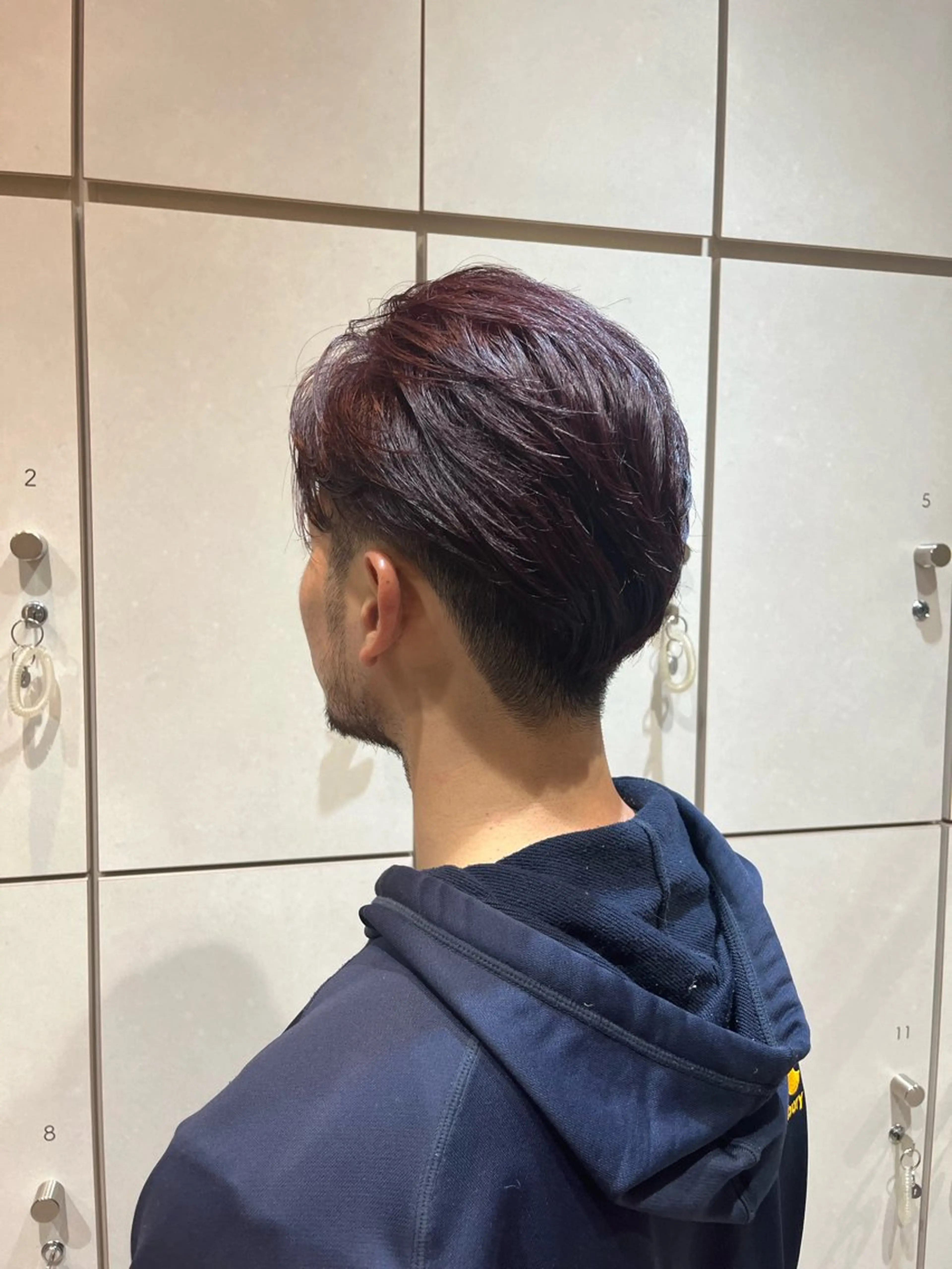 ショート カラー メンズ メンズブリーチ マンバンヘア 刈り上げ ブリーチ ブリーチなしカラー ボブ/ショート/金田 夏葵のヘアスタイル