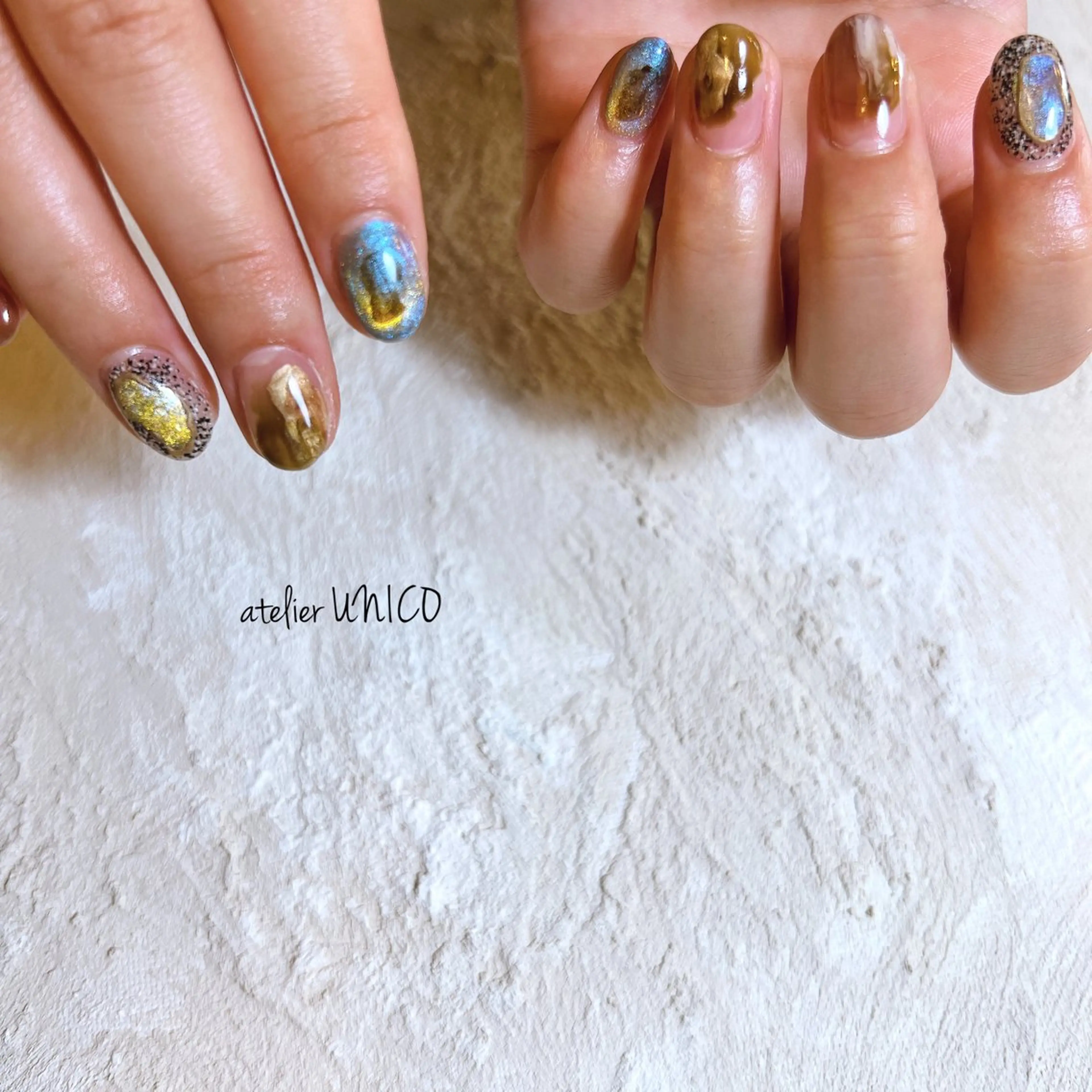 ネイル ニュアンスネイル ハンドネイル アトリエ UNICOのネイルデザイン