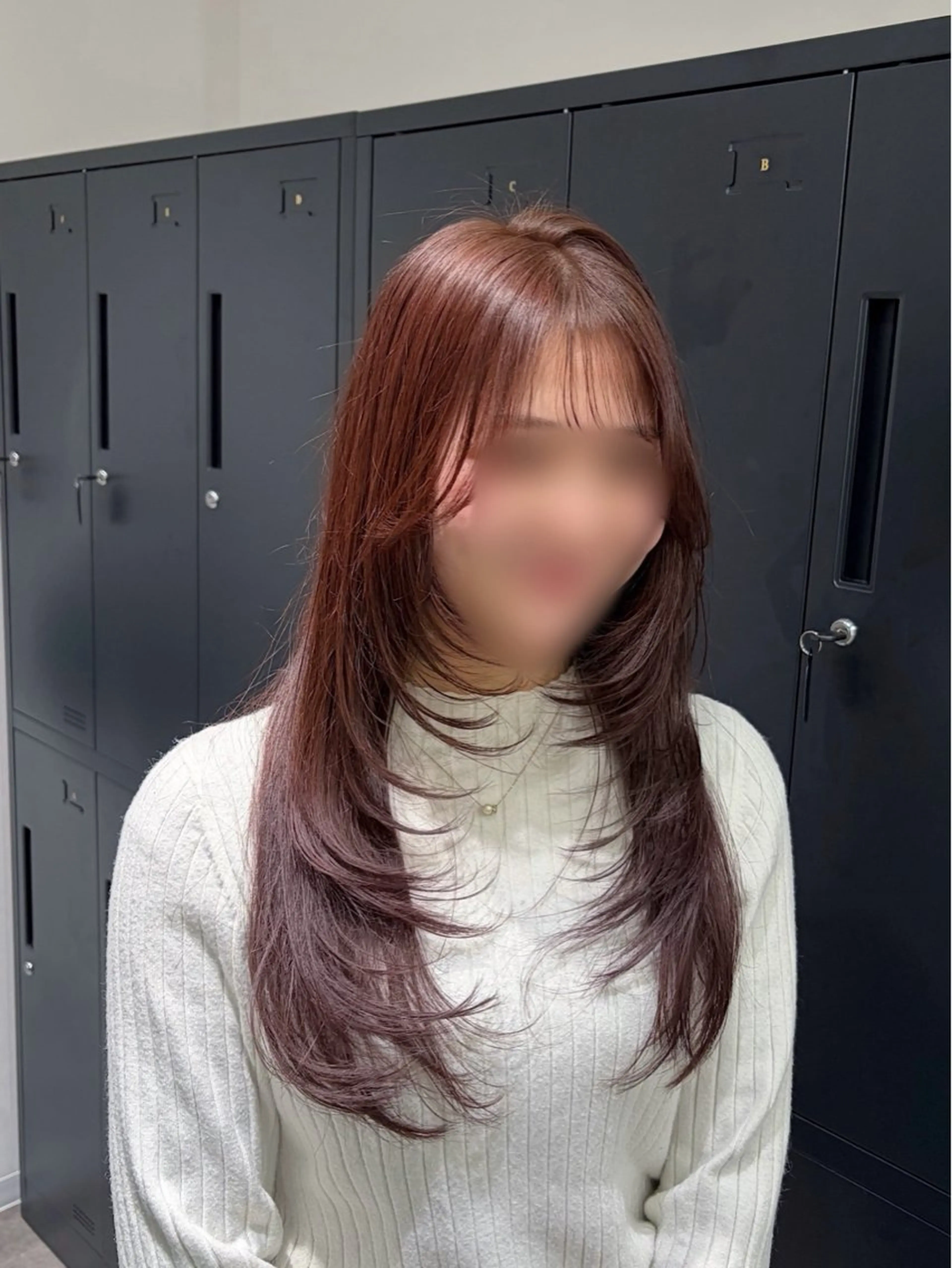 ロング カラー カット ヘアカラー limitみづき🌙 レイヤーカットのヘアスタイル