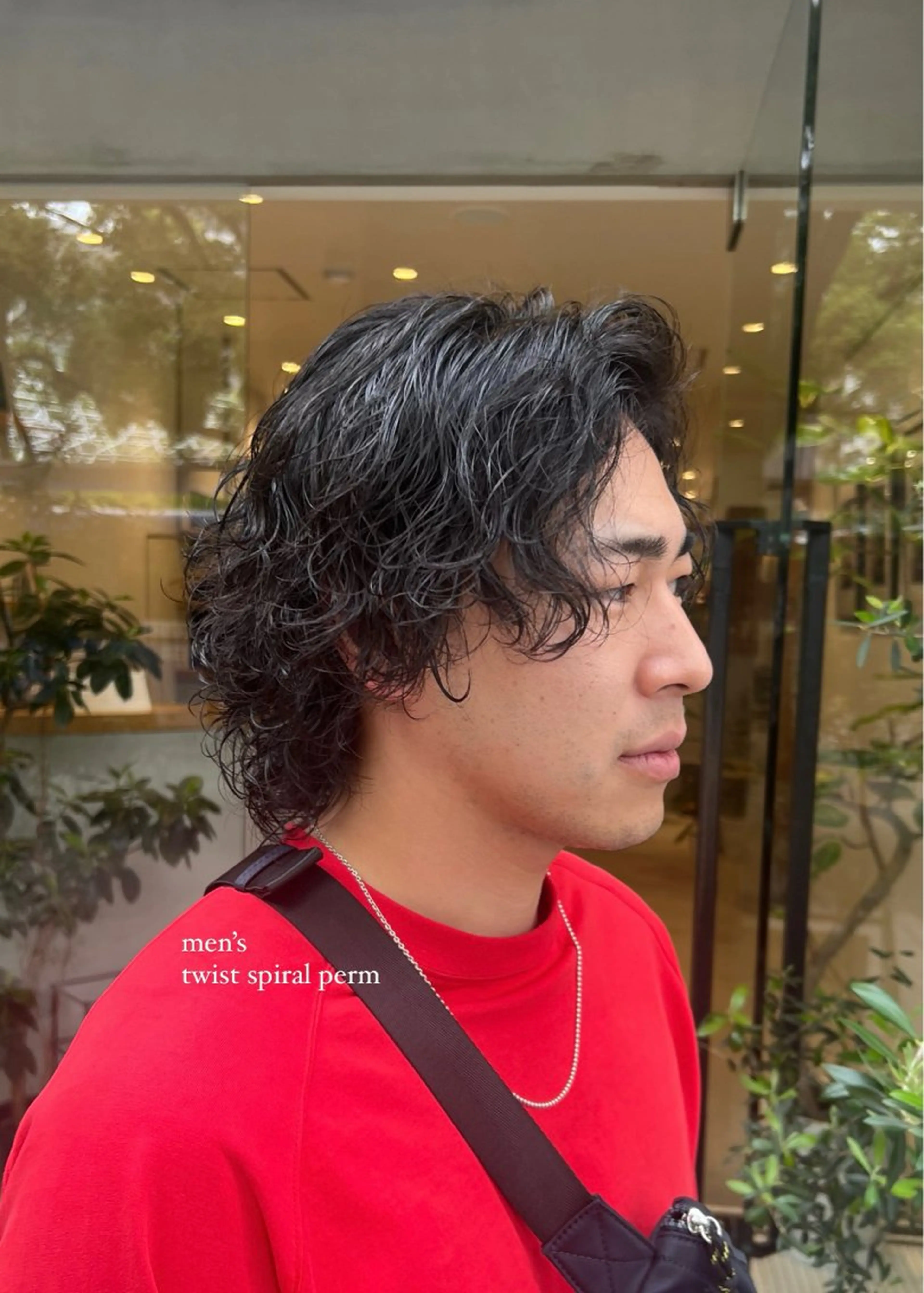 ミディアム メンズ カット パーマ トリートメント パーマ/名古屋パーマ / コデラ ナナホのヘアスタイル