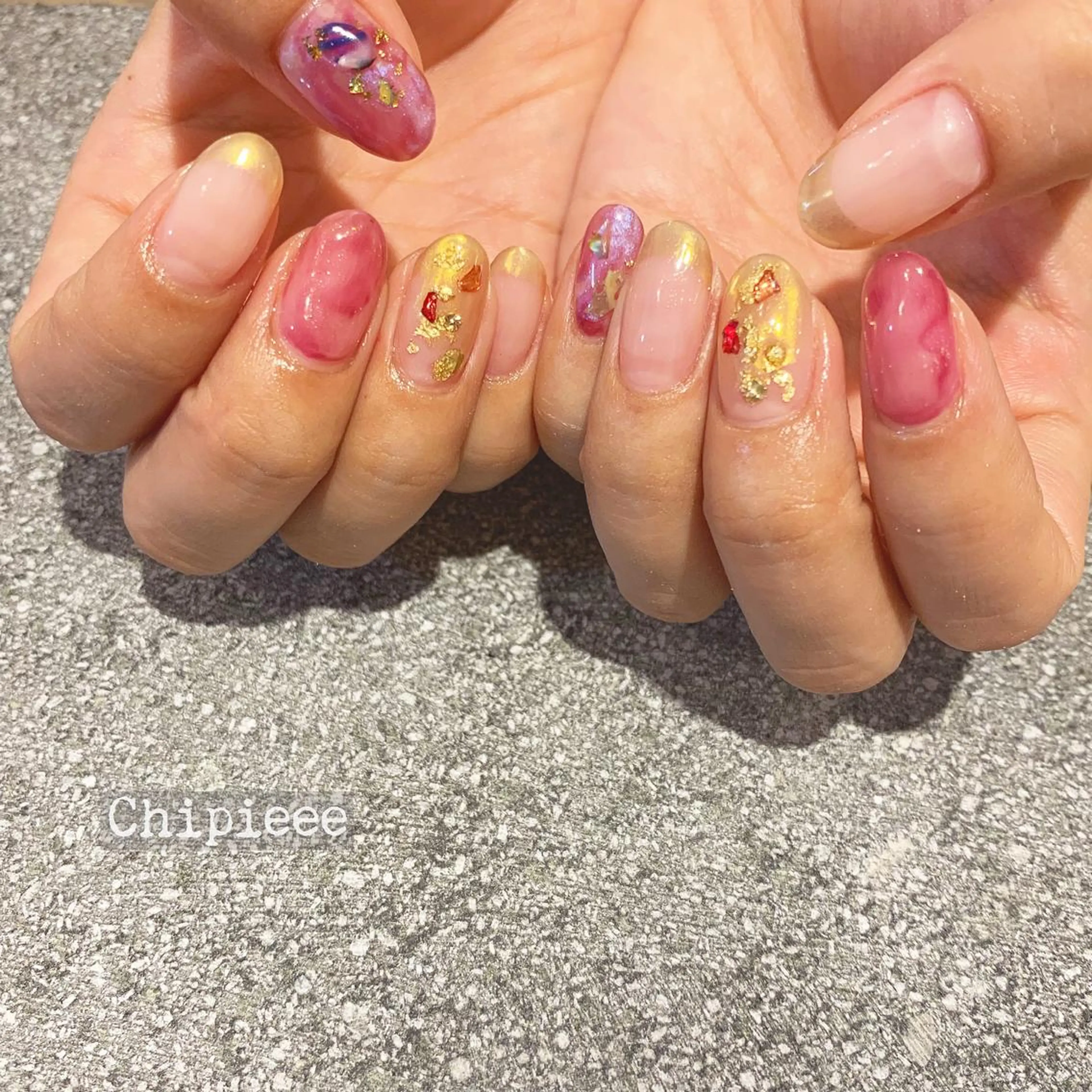 ネイル revia所属・ERI Nailistのネイルデザイン