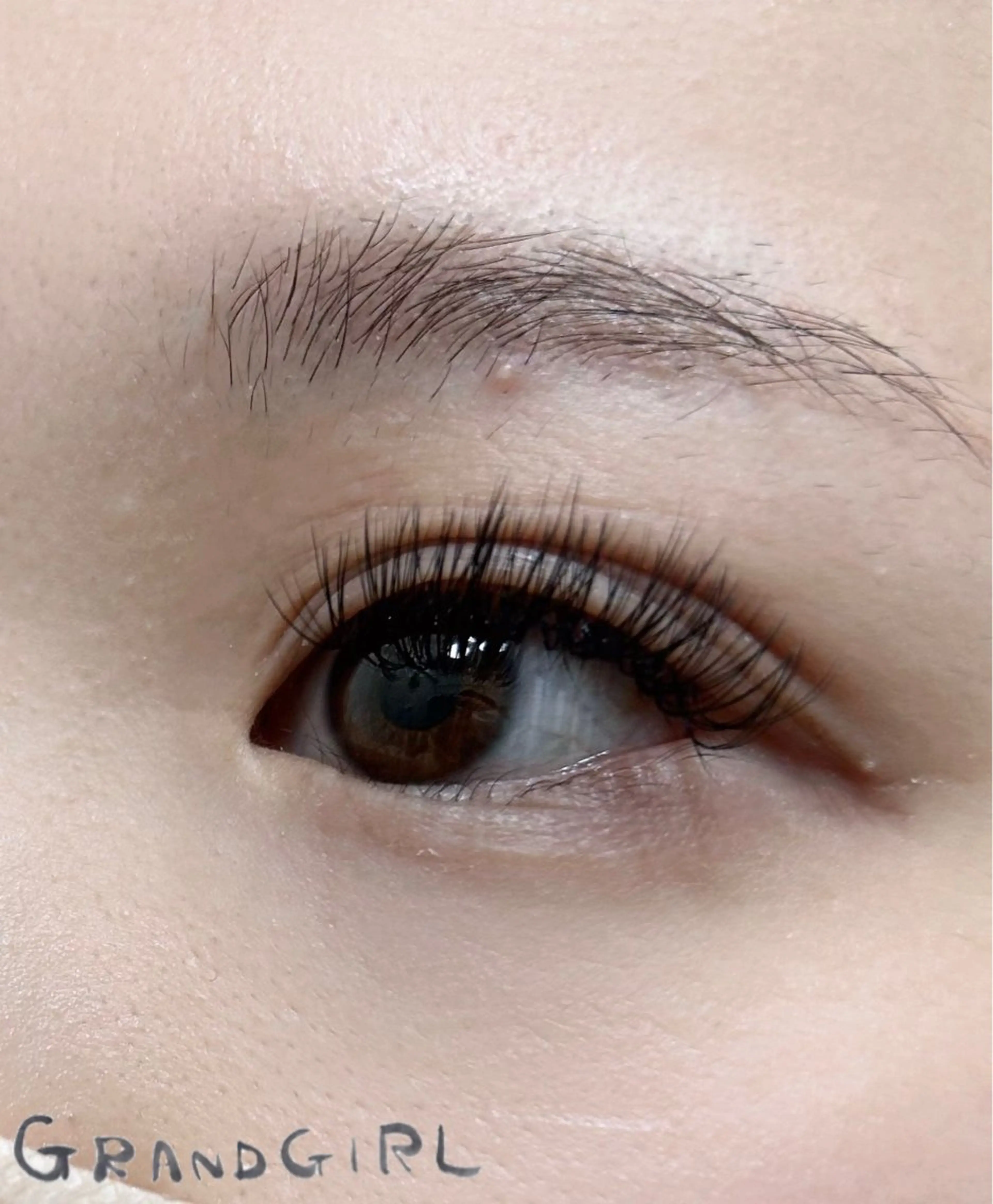 マツエク・マツパ バインドロック フラットラッシュ まつげパーマ 一重×まつ毛パーマ マツエク GRANDGIRL所属・ヨシダ セリナのマツエク・マツパデザイン