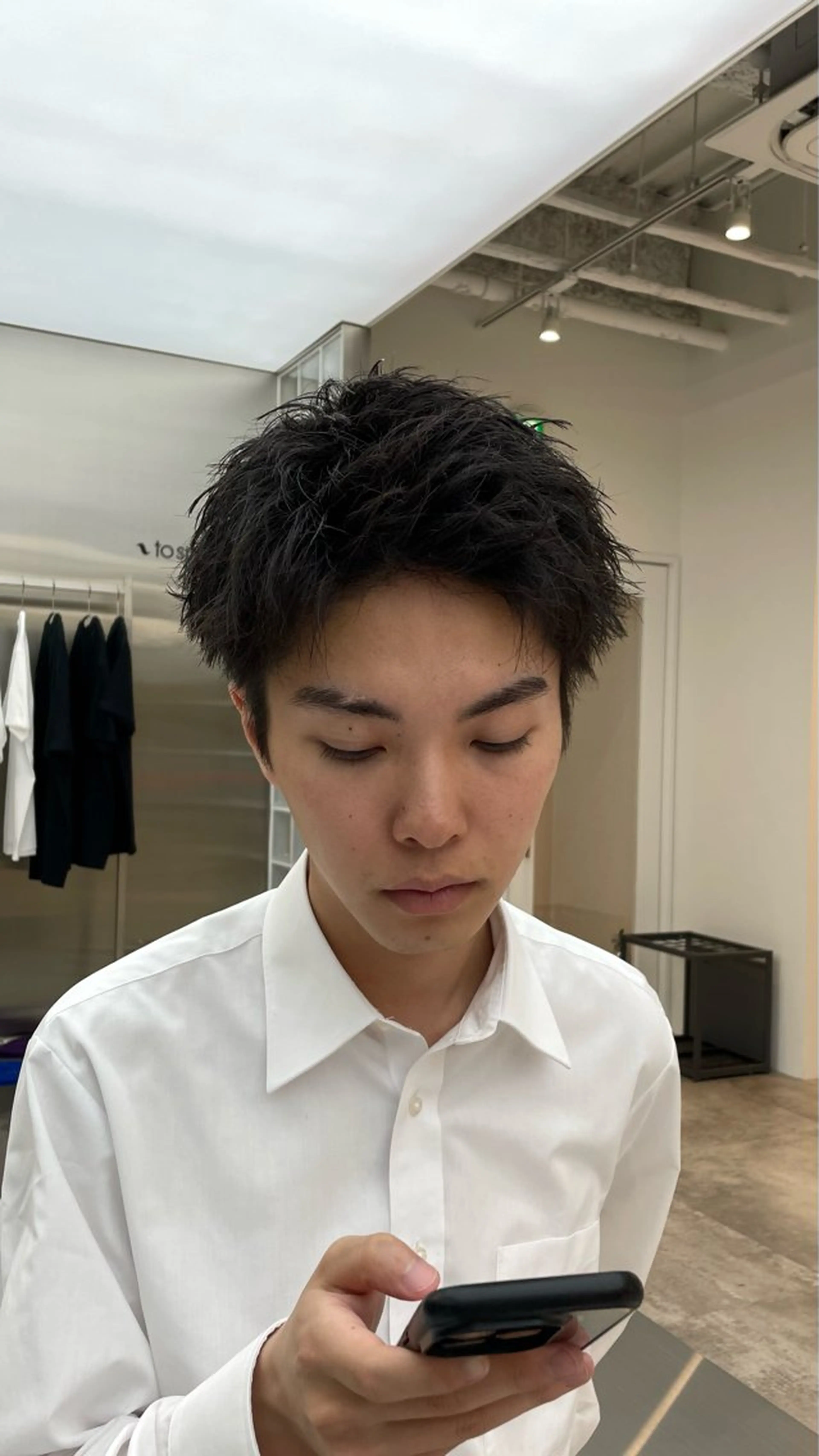 メンズ スパイキーショート カット fifth 阿部楓のヘアスタイル