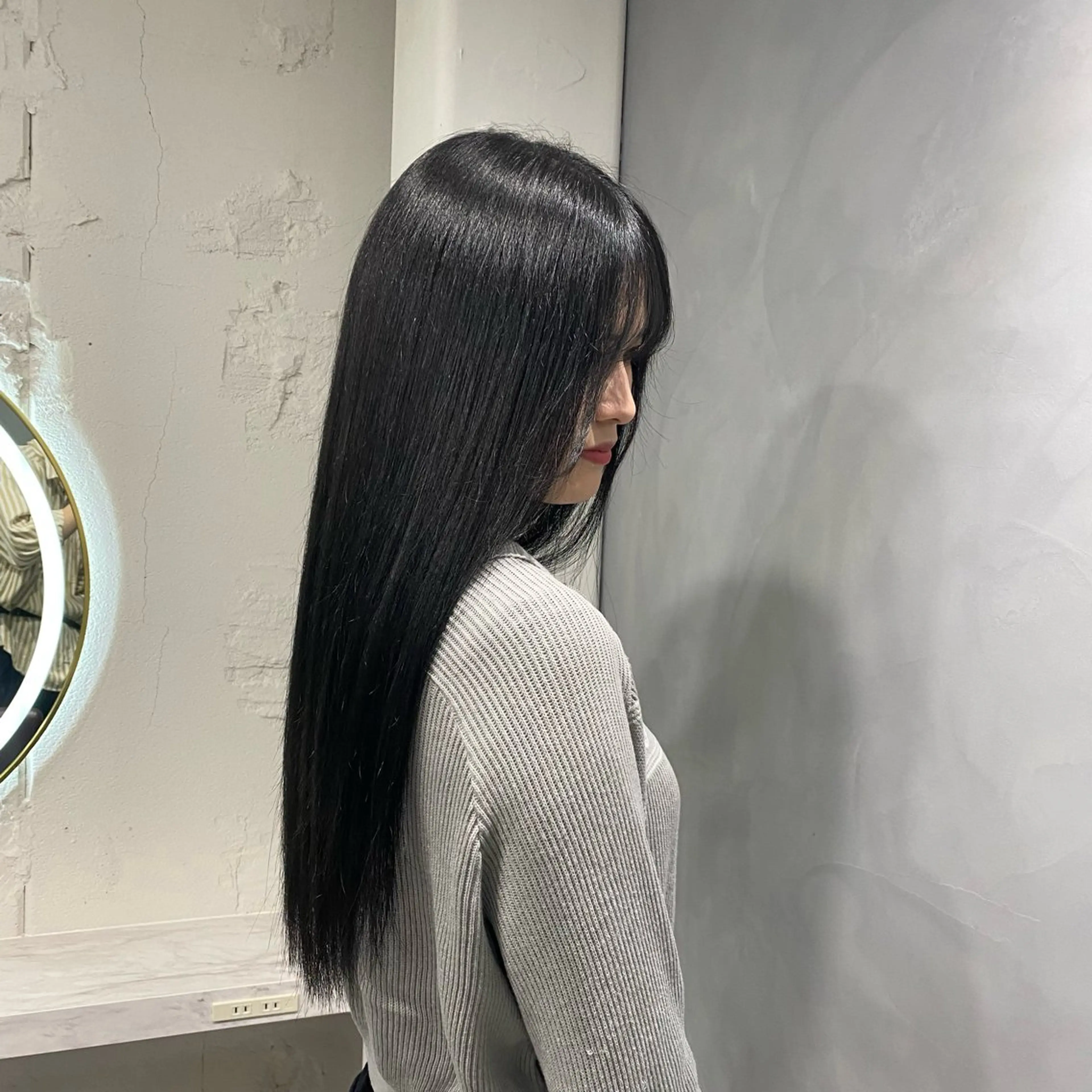 ロング カラー 髪質改善 ヘアカラー トリートメント ekolu北梅田店所属・梅田中崎町髪質改善 /オキヒロト/エコルのヘアスタイル