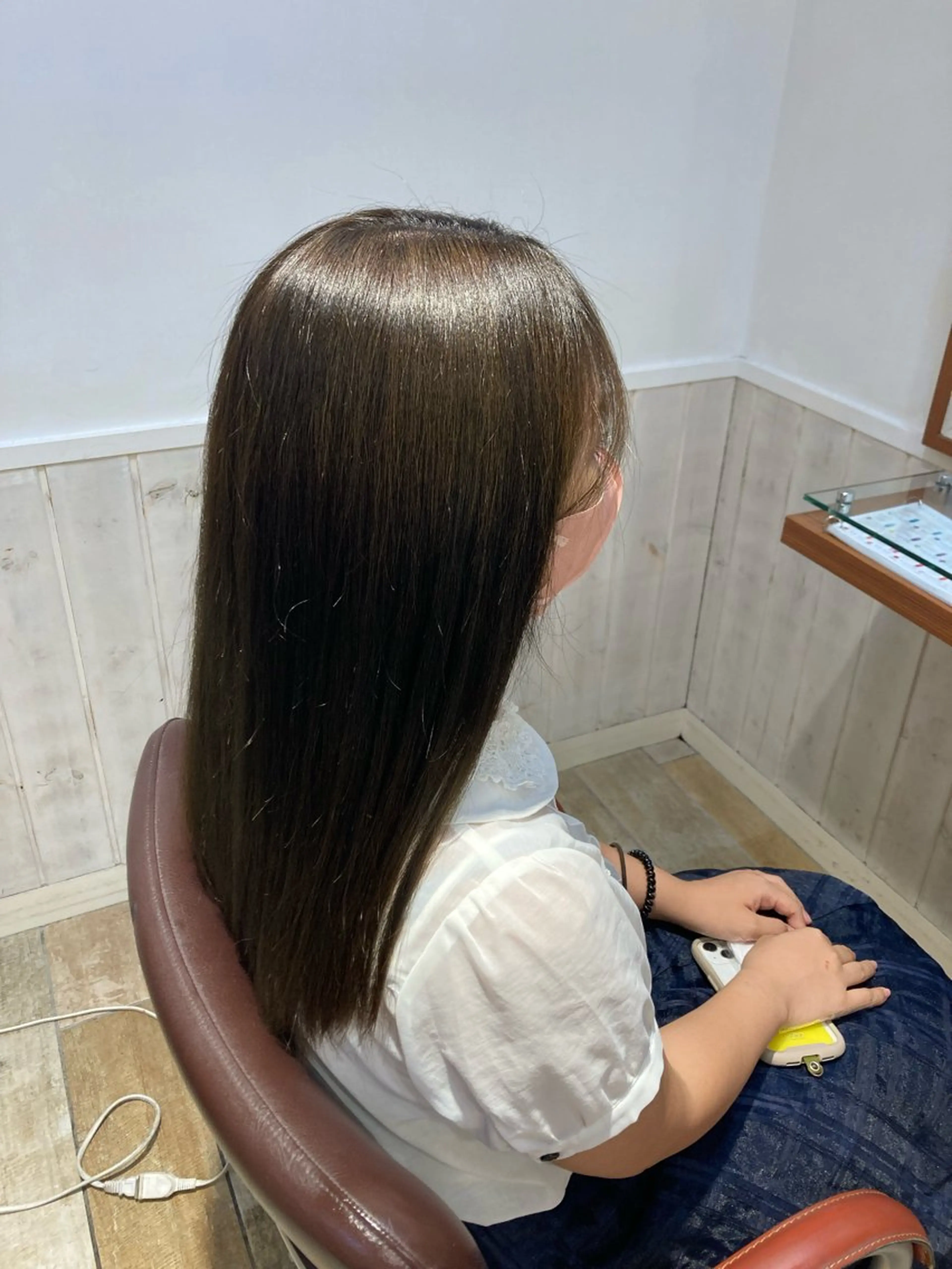 セミロング カラー ベージュカラー オリーブベージュ 🫧ゆうき🪽 髪質改善/ハイライトのヘアスタイル