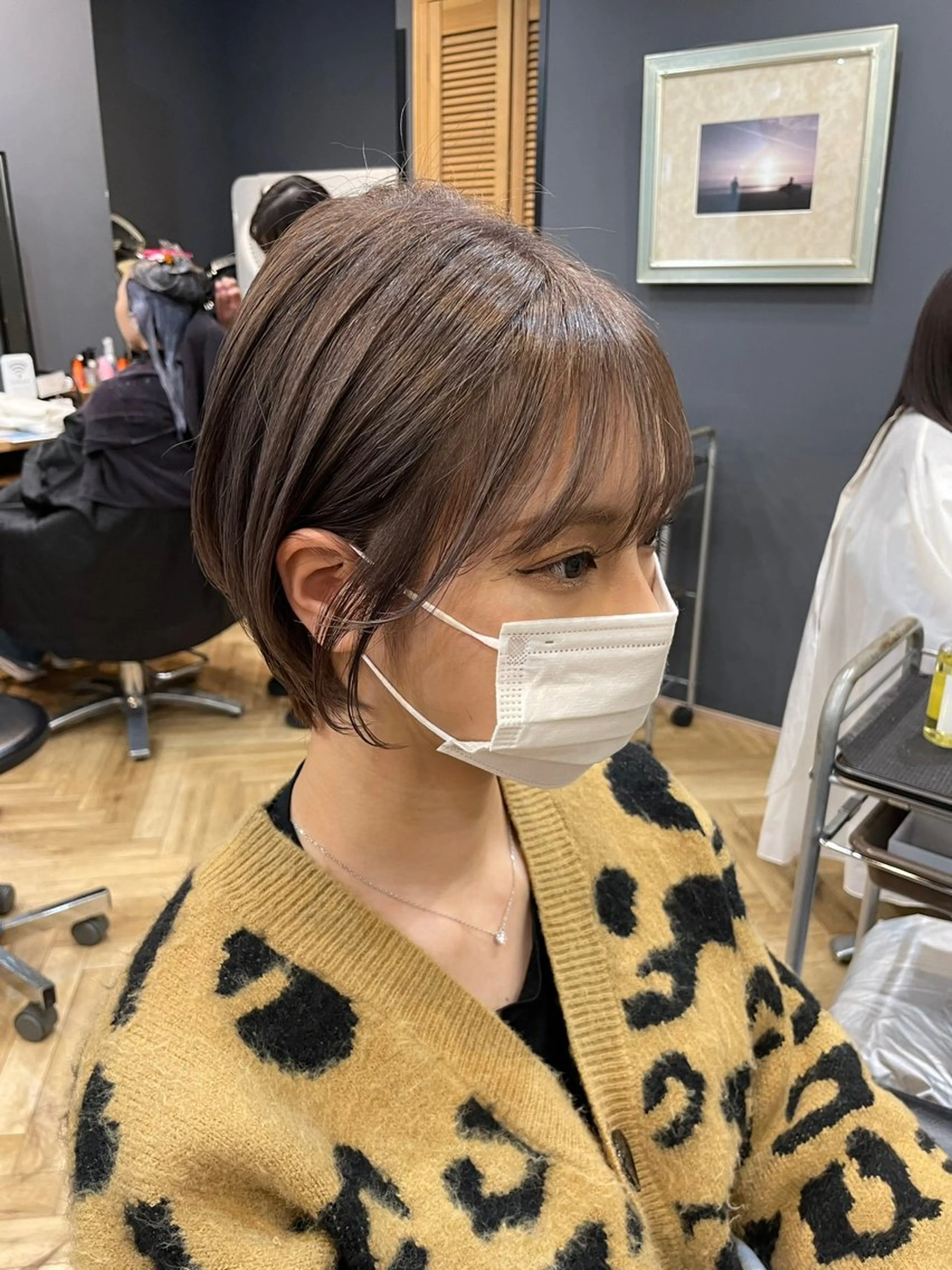 ショート 似合わせカット ショートヘア 小顔カット 鎌取/透明感カラー /ボブ/顔まわりのヘアスタイル