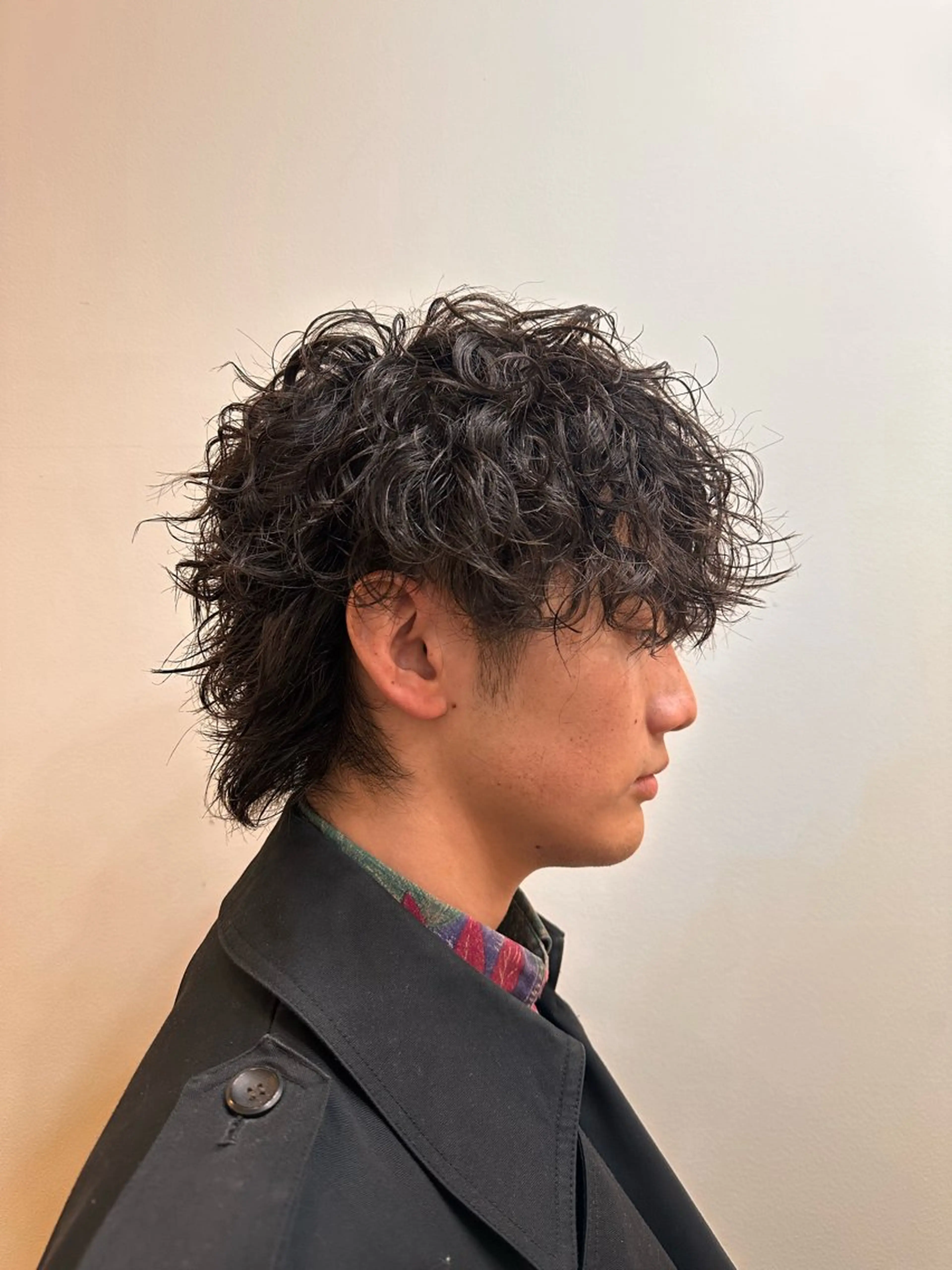 パーマ メンズ 久後清斗 クゴサヤトのヘアスタイル