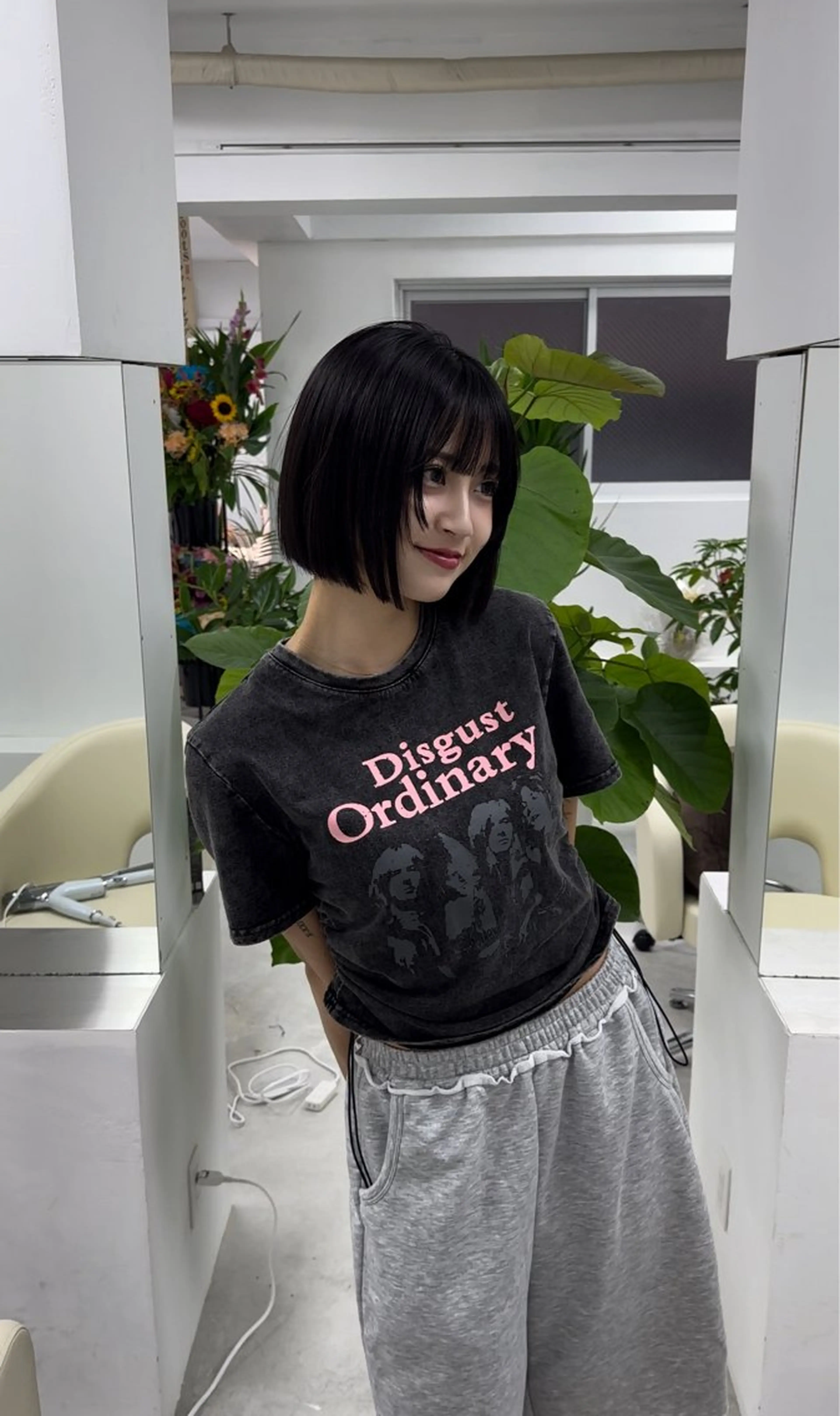 ミディアム カラー パーマ ヘアアレンジ メンズ 🍀髪質改善 ケアカラーrootsのヘアスタイル