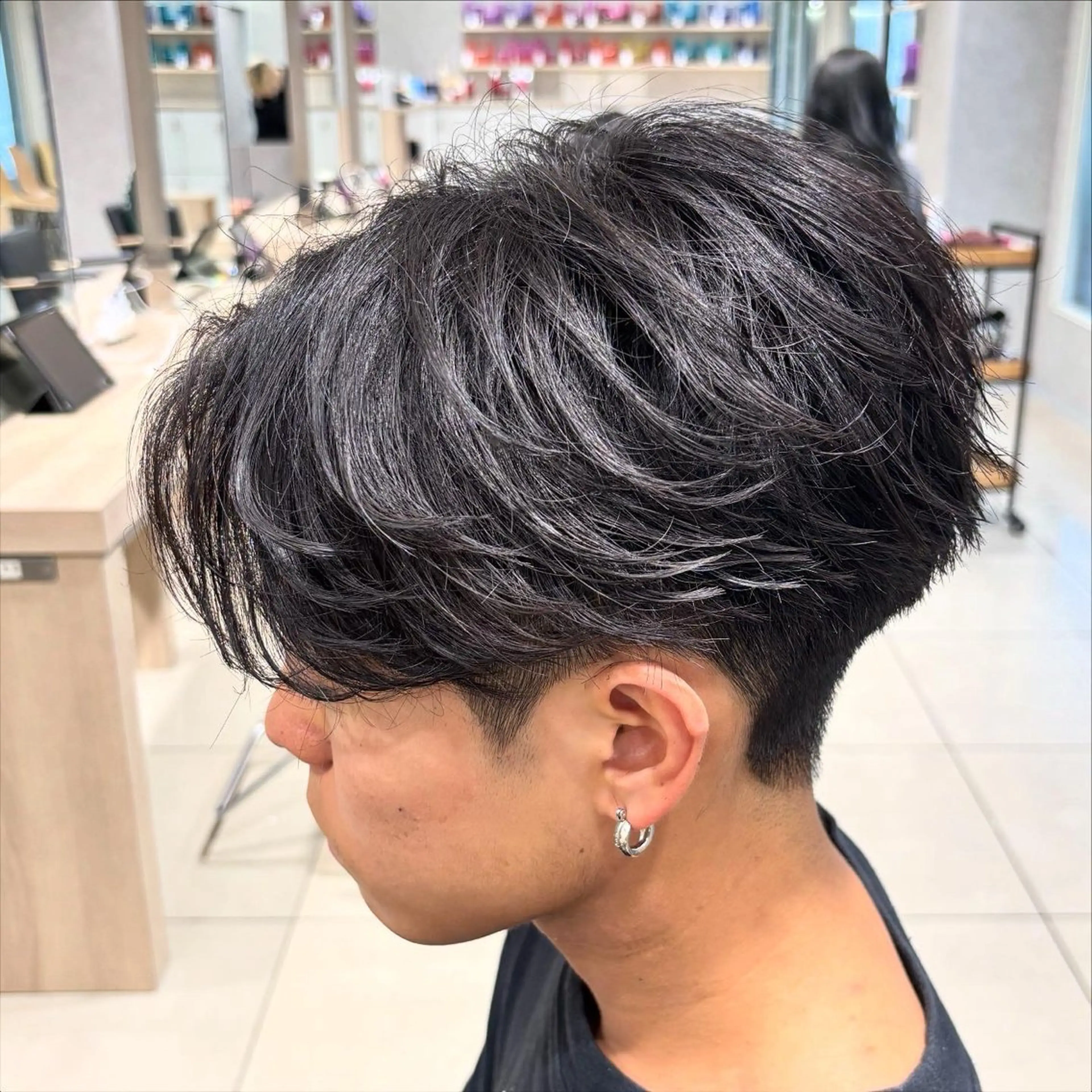 ショート パーマ メンズ カット 縮毛矯正 メンズ支持率エリア No.1/keitaのヘアスタイル