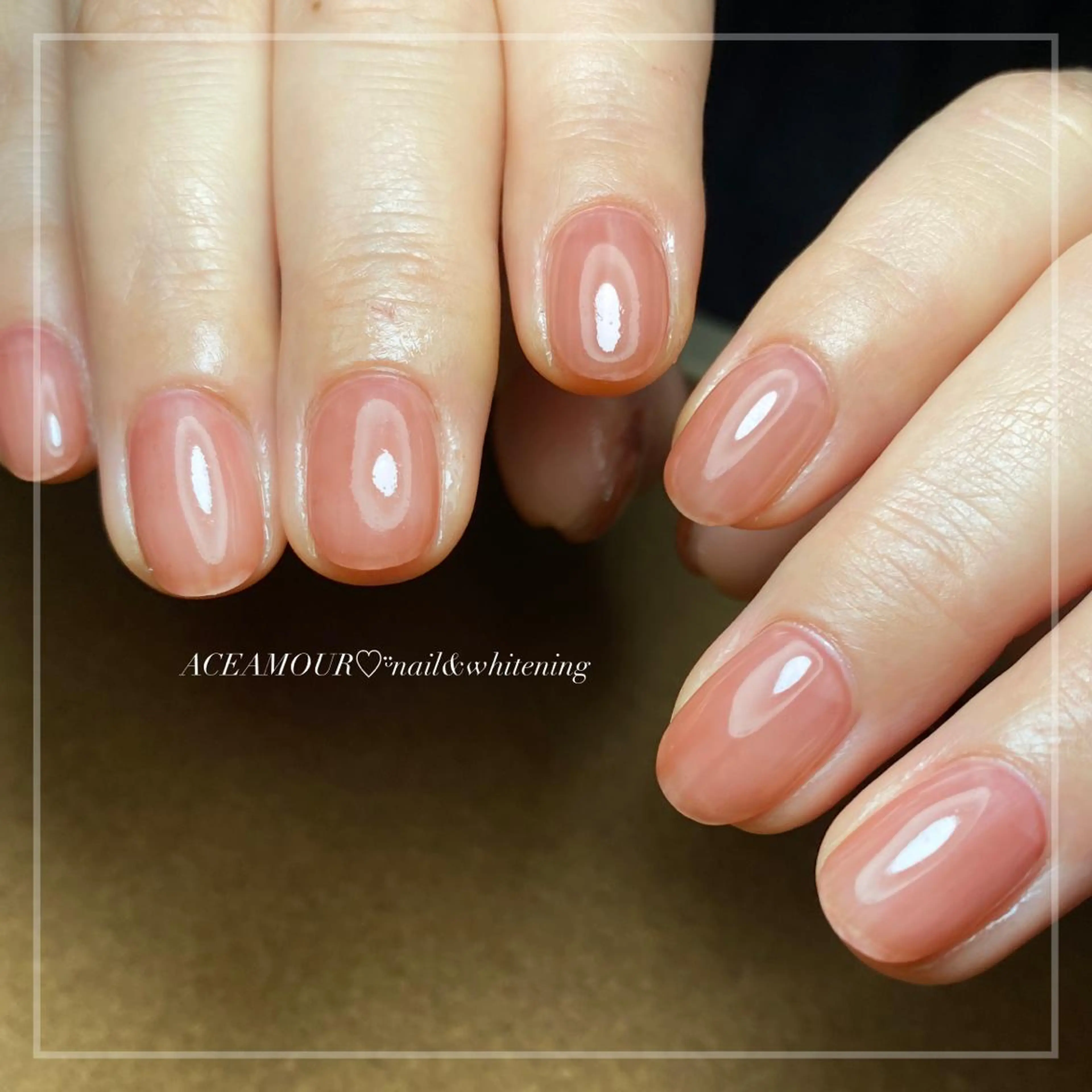 ネイル ジェルネイル オフィスネイル ネイル/耳つぼ /新ホワイトニングのネイルデザイン