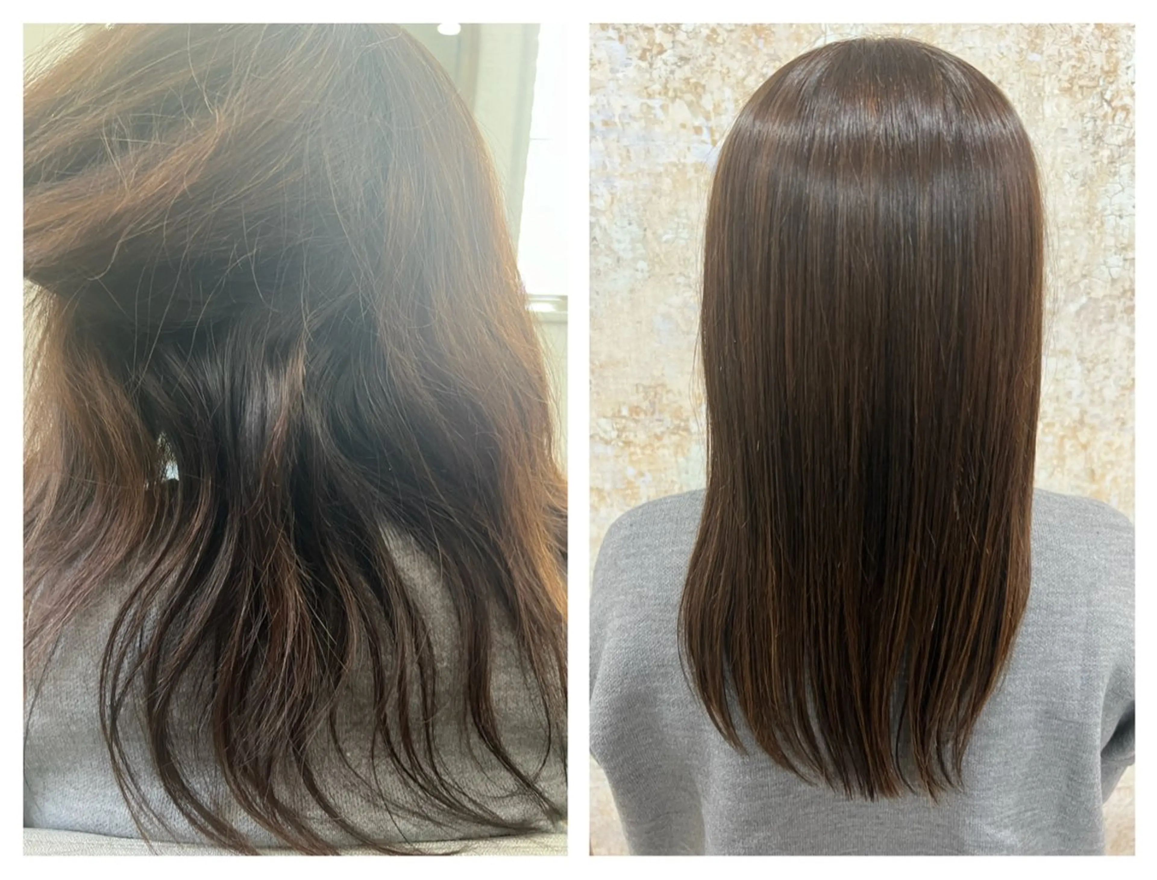 ロング 縮毛矯正 似合わせ／ショート 菊田のヘアスタイル