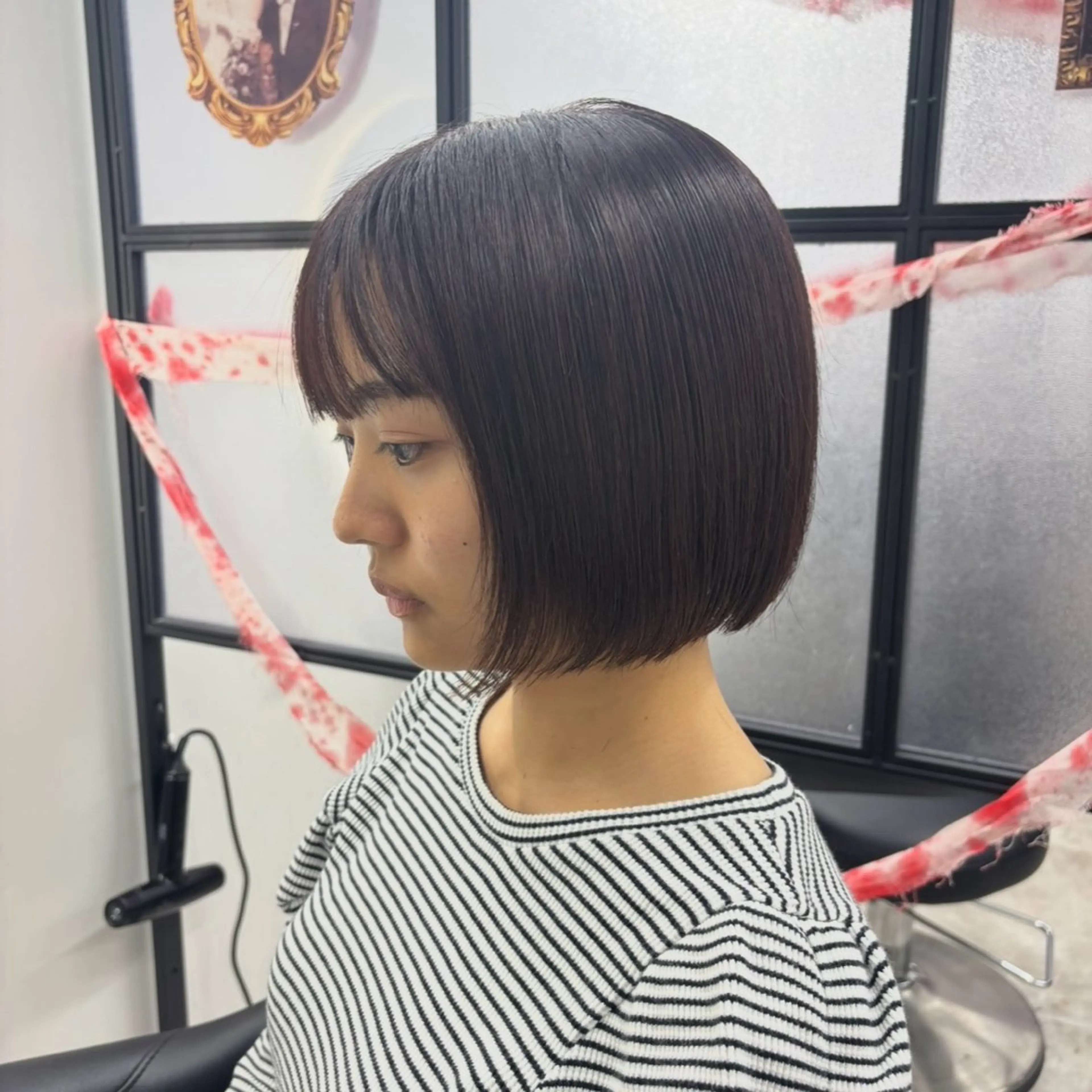 ショート カット Ren. 🦋デザインカラーのヘアスタイル