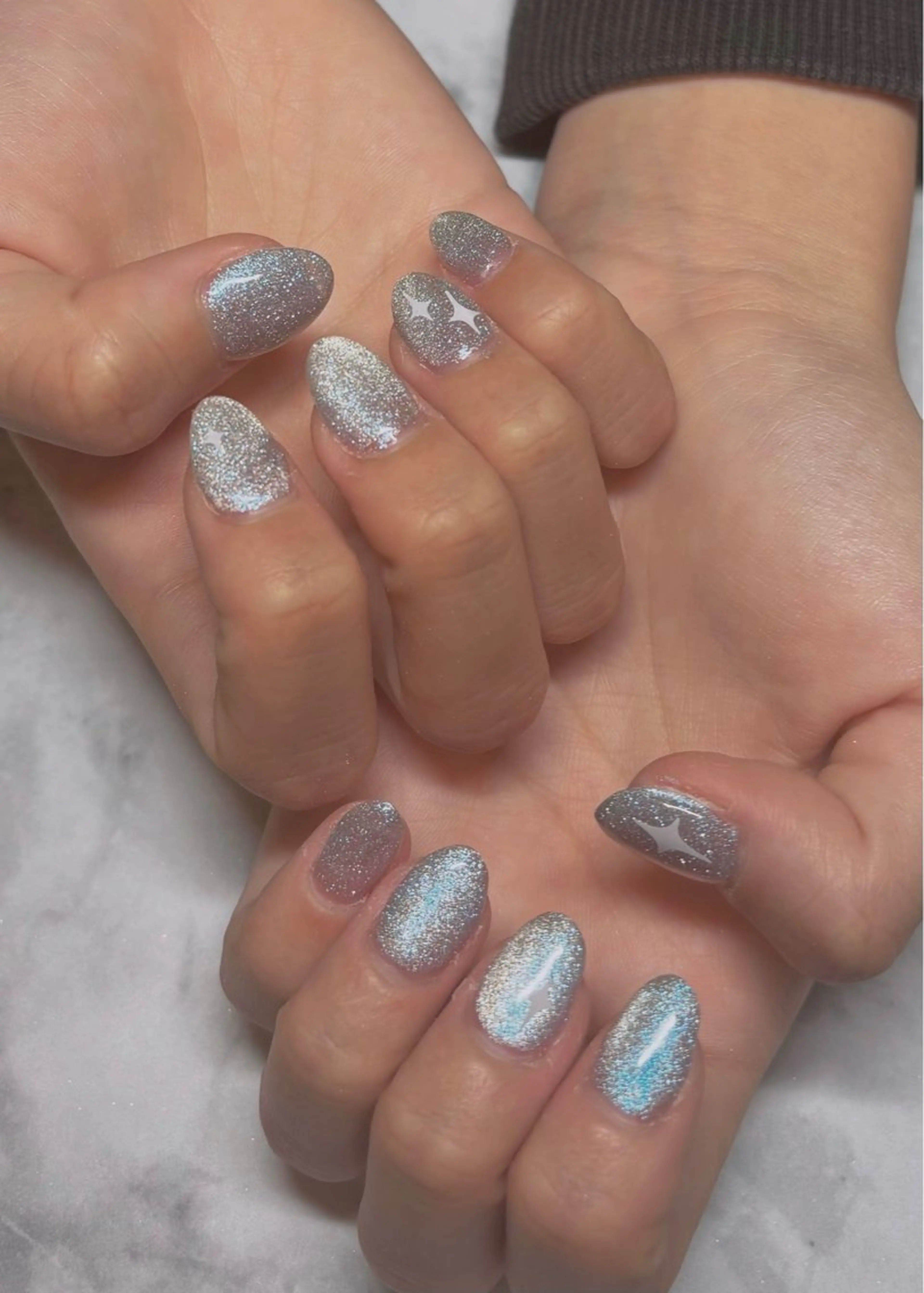 ネイル マグネットネイル ハンドネイル 肥後joieange 心斎橋店のネイルデザイン