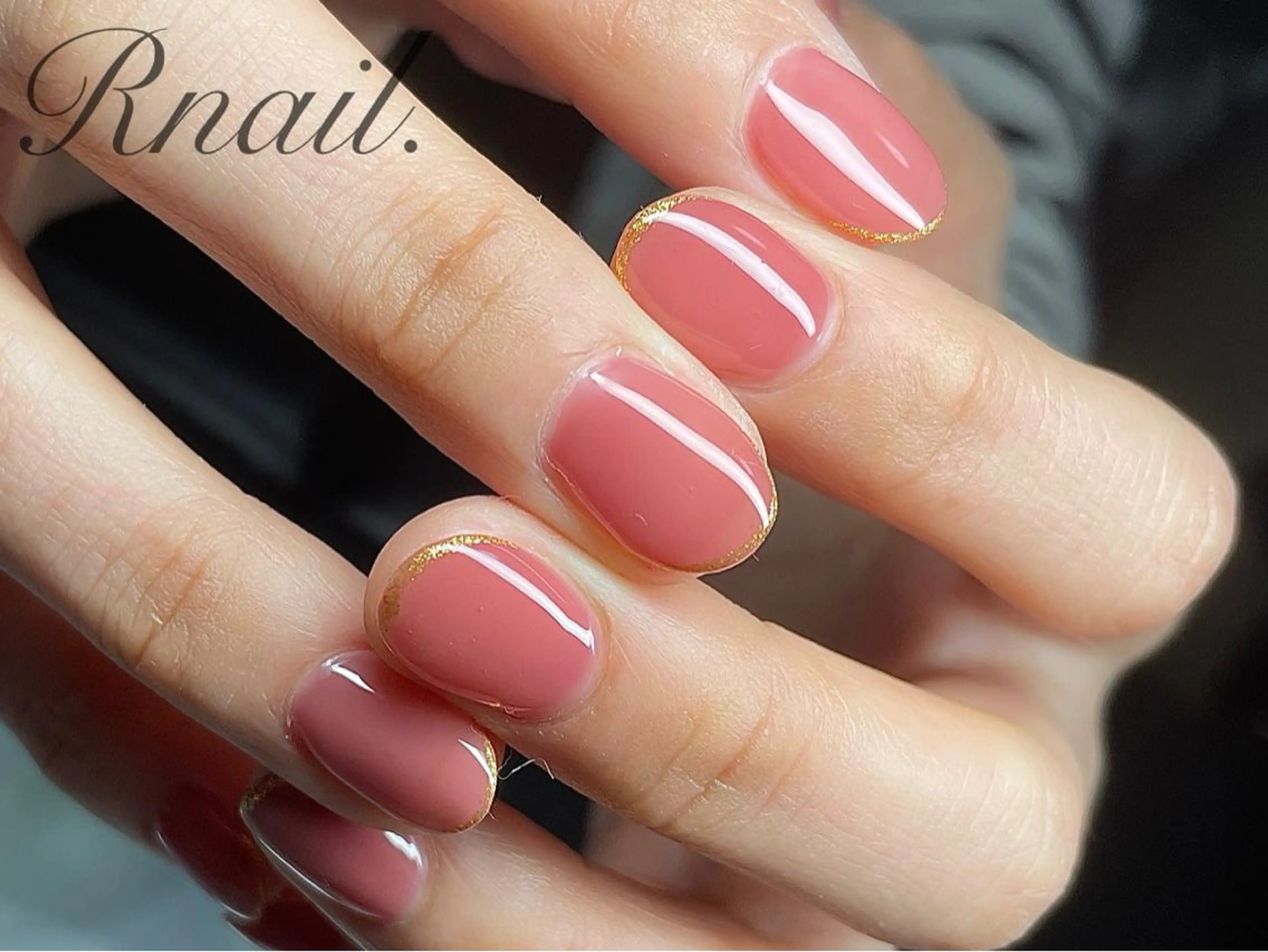ネイル ラメ(グリッター) ハンドネイル R nail.のネイルデザイン