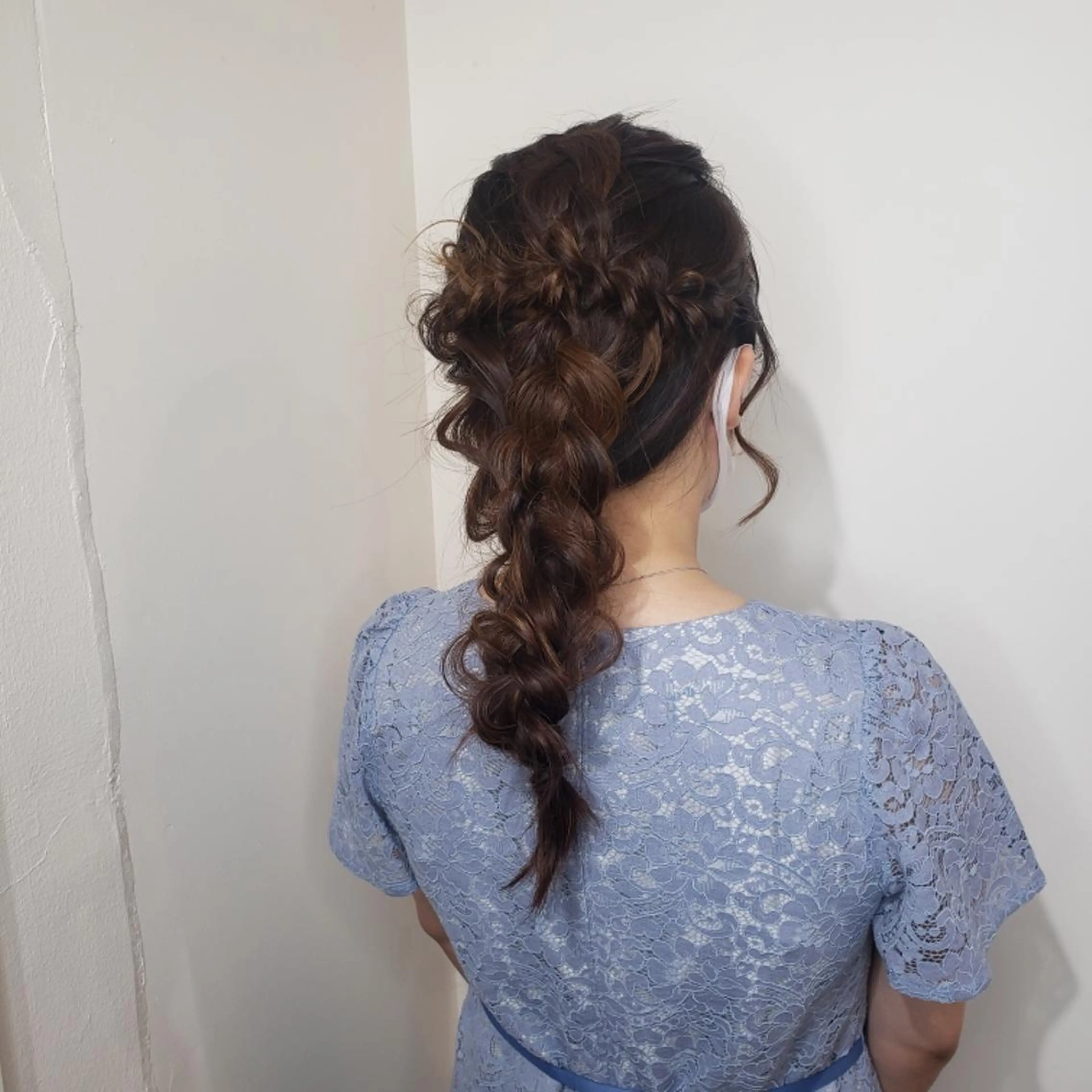 ロング ヘアアレンジ ヘアセット 🇰🇷透明感×ハイ トーン🌟tomoのヘアスタイル