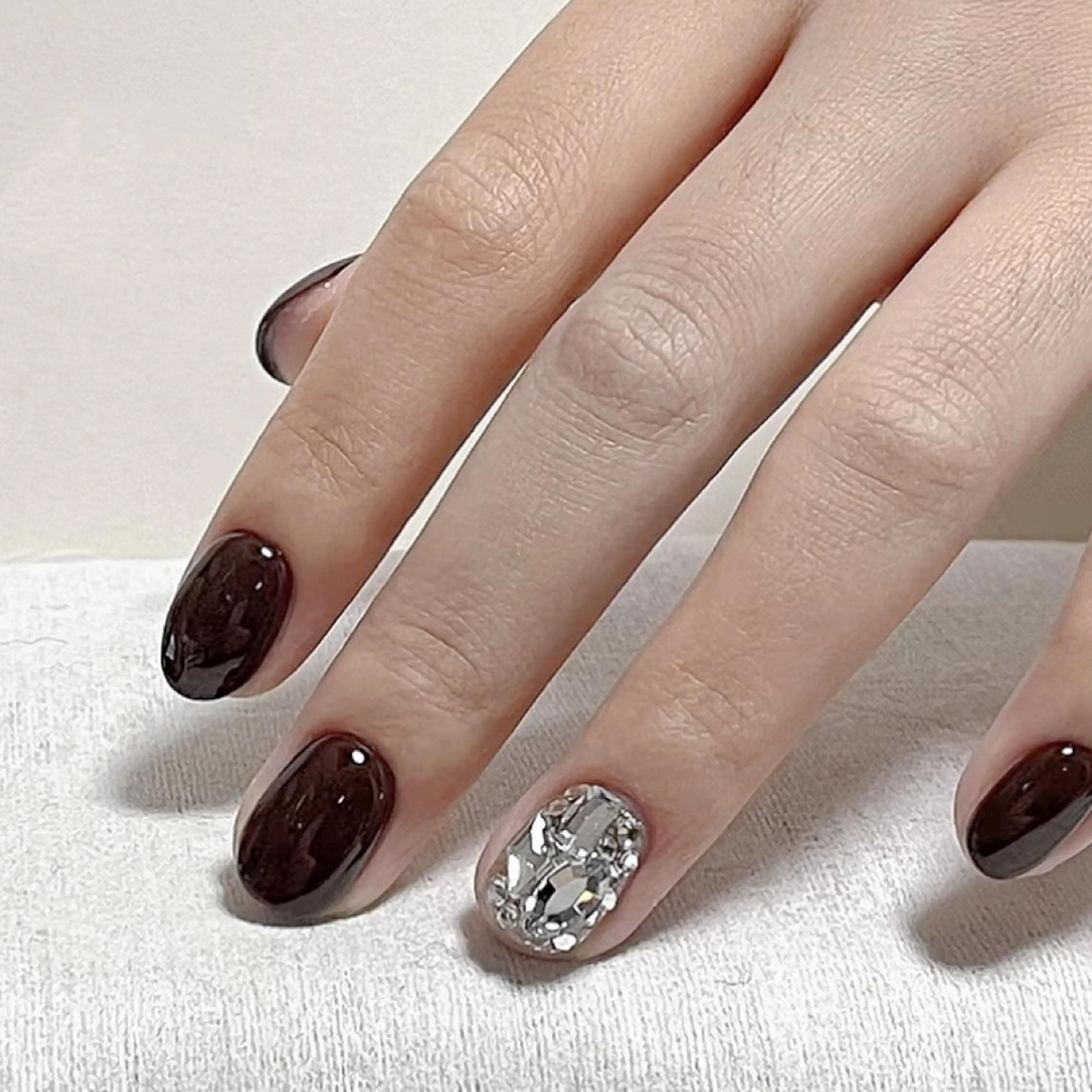 ネイル ハンドネイル ココナッツネイル 四ツ谷店 ツキのネイルデザイン