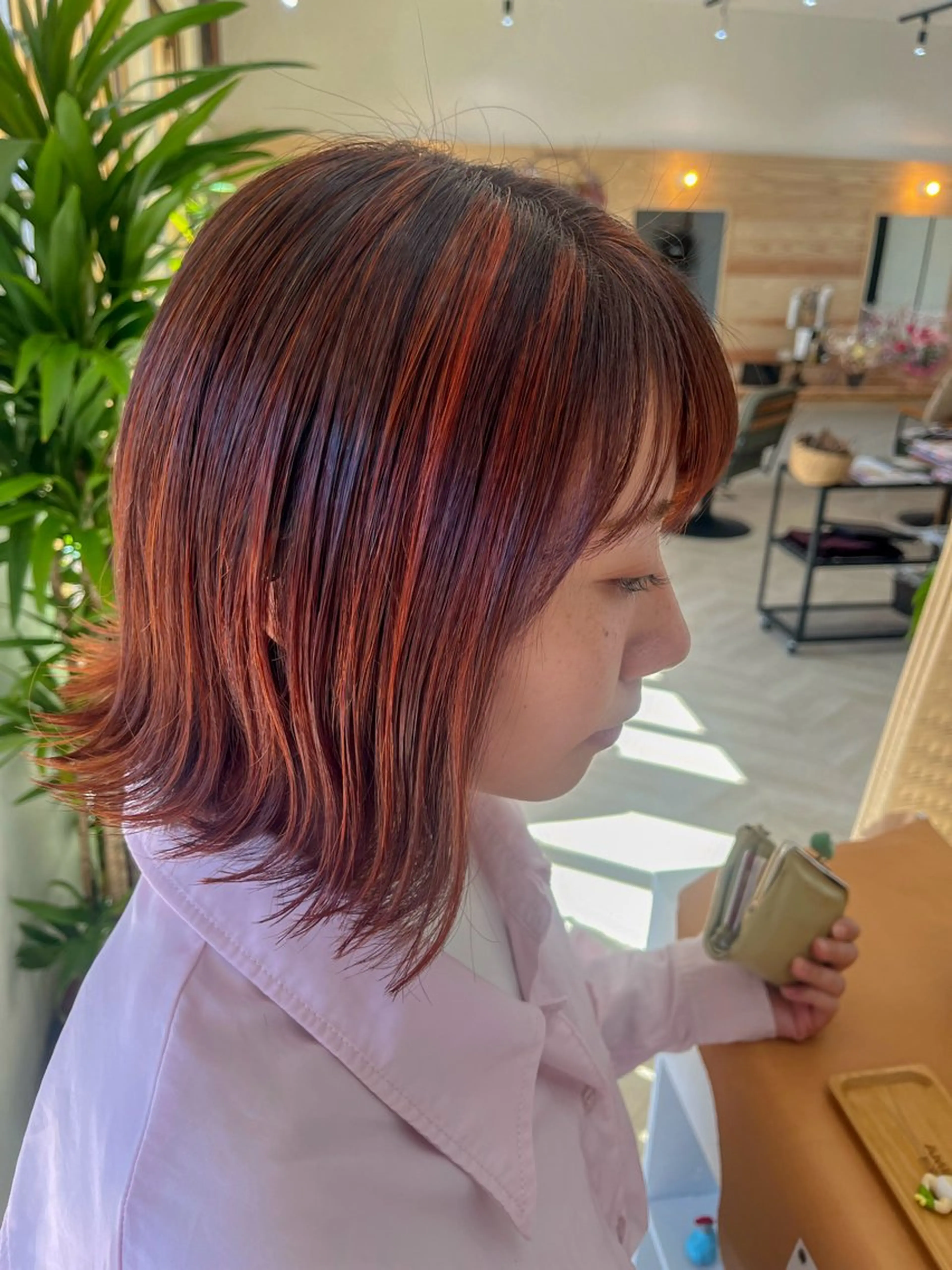 ミディアム カラー カット ヘアカラー NAGON STYLE  MICI所属・佐藤 美聡のヘアスタイル