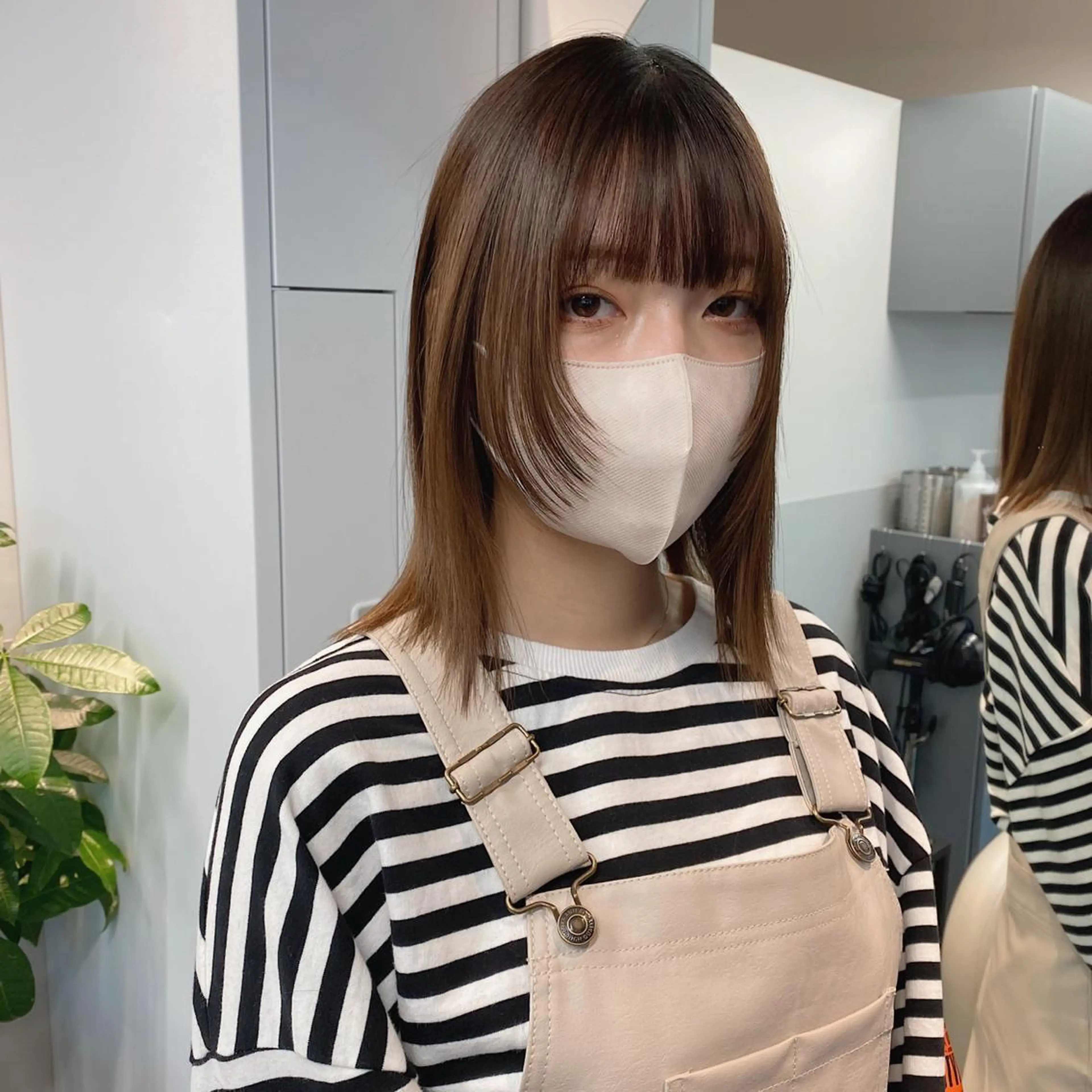 ミディアム カラー ヘアアレンジ ブリーチなしカラー/ 髪質改善/寺門束のヘアスタイル