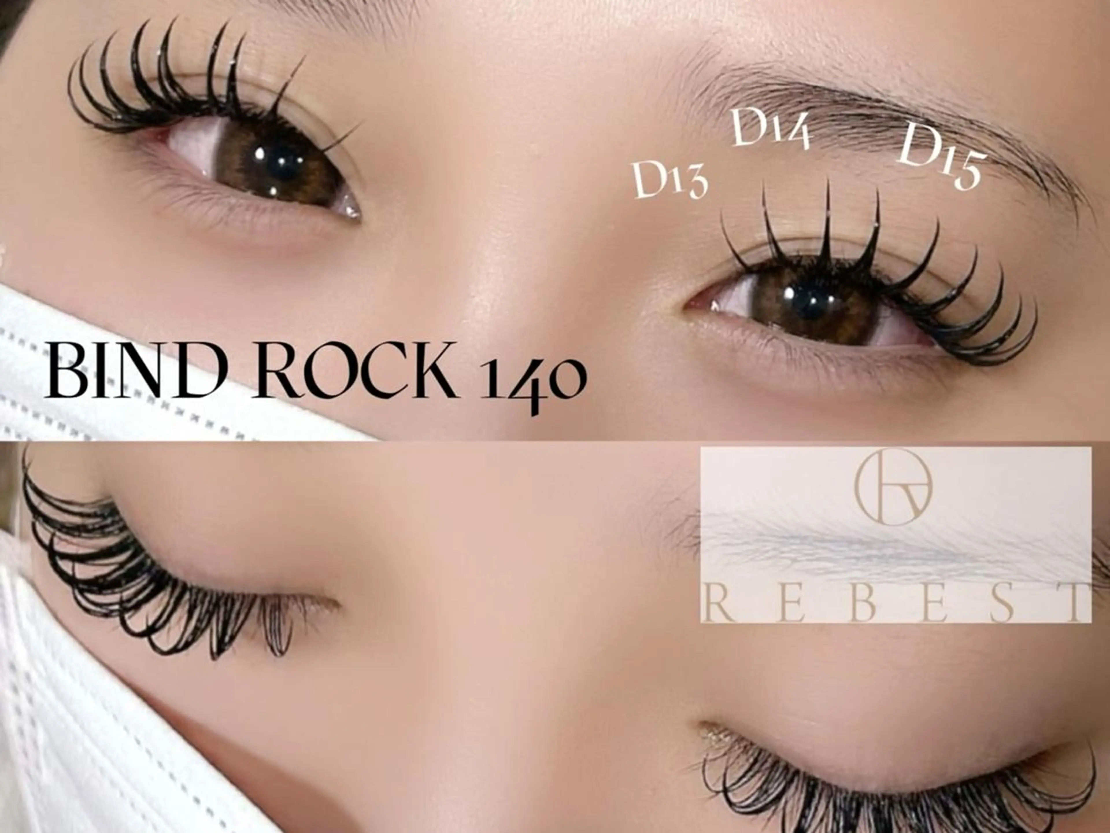 マツエク・マツパ Lashlift 👁️REBESTのマツエク・マツパデザイン