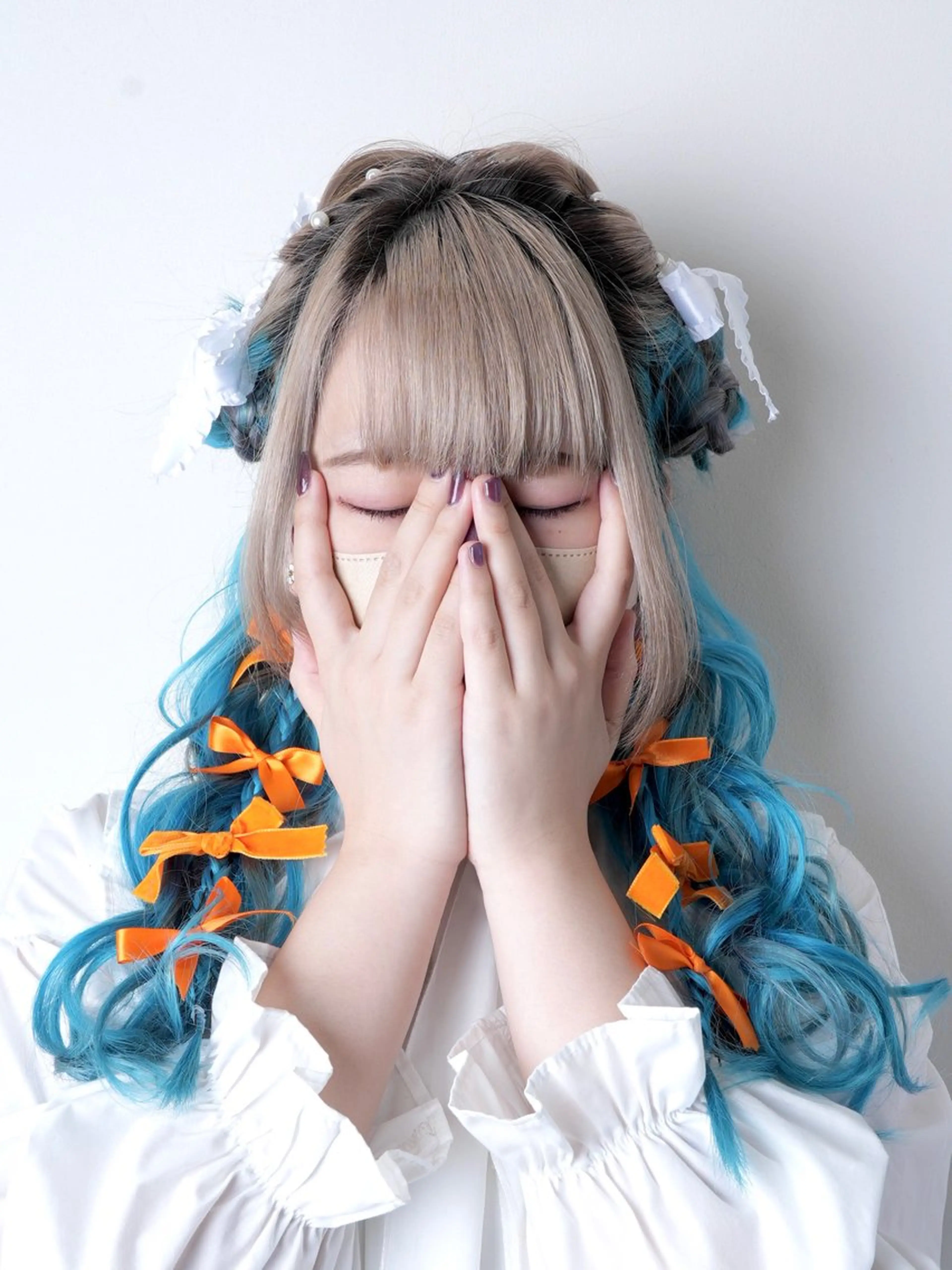 ロング ヘアアレンジ ヘアセット 推し活専用 【派手髪】飯野ゆかりのヘアスタイル