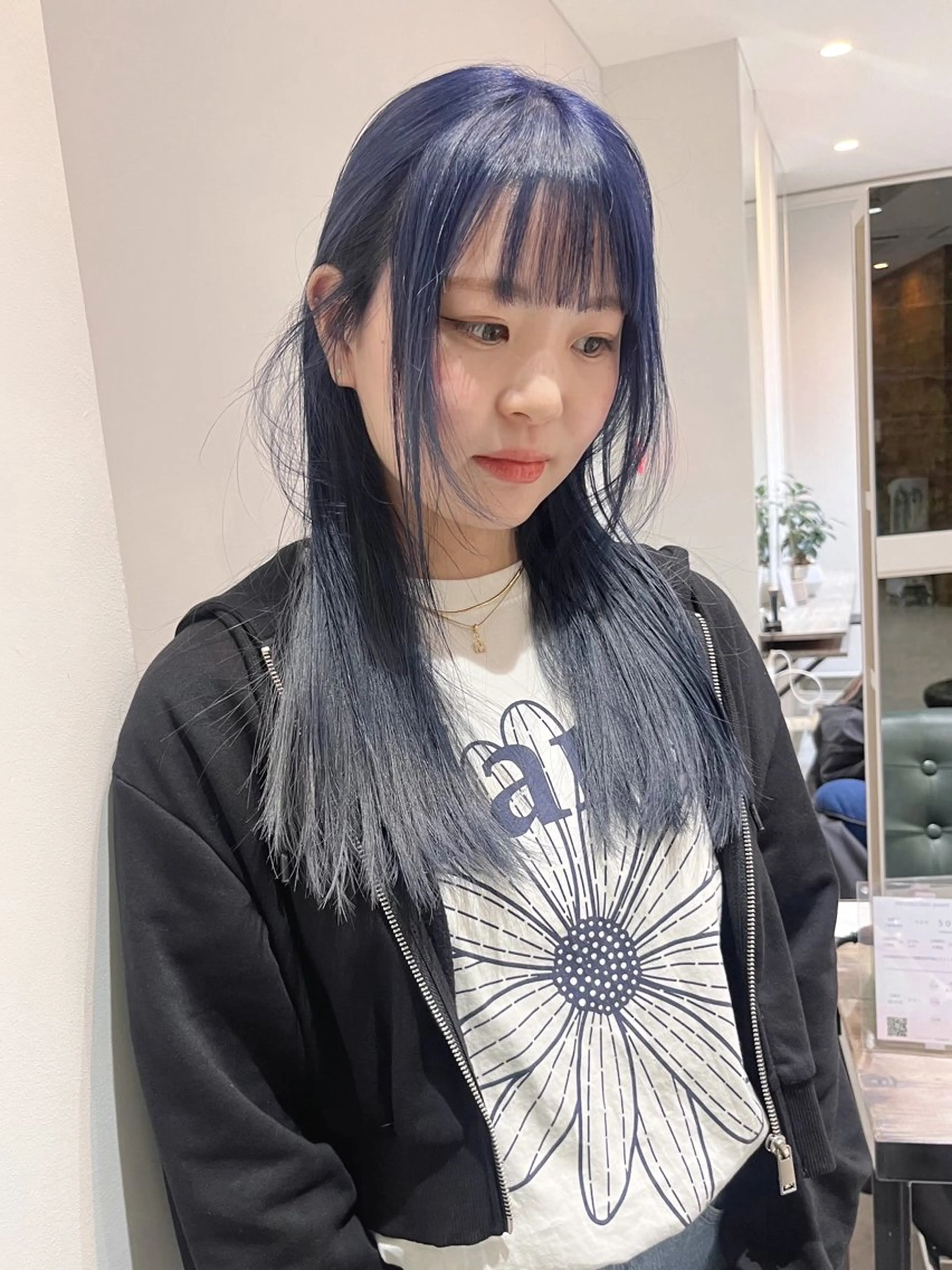 セミロング カラー あ あのヘアスタイル