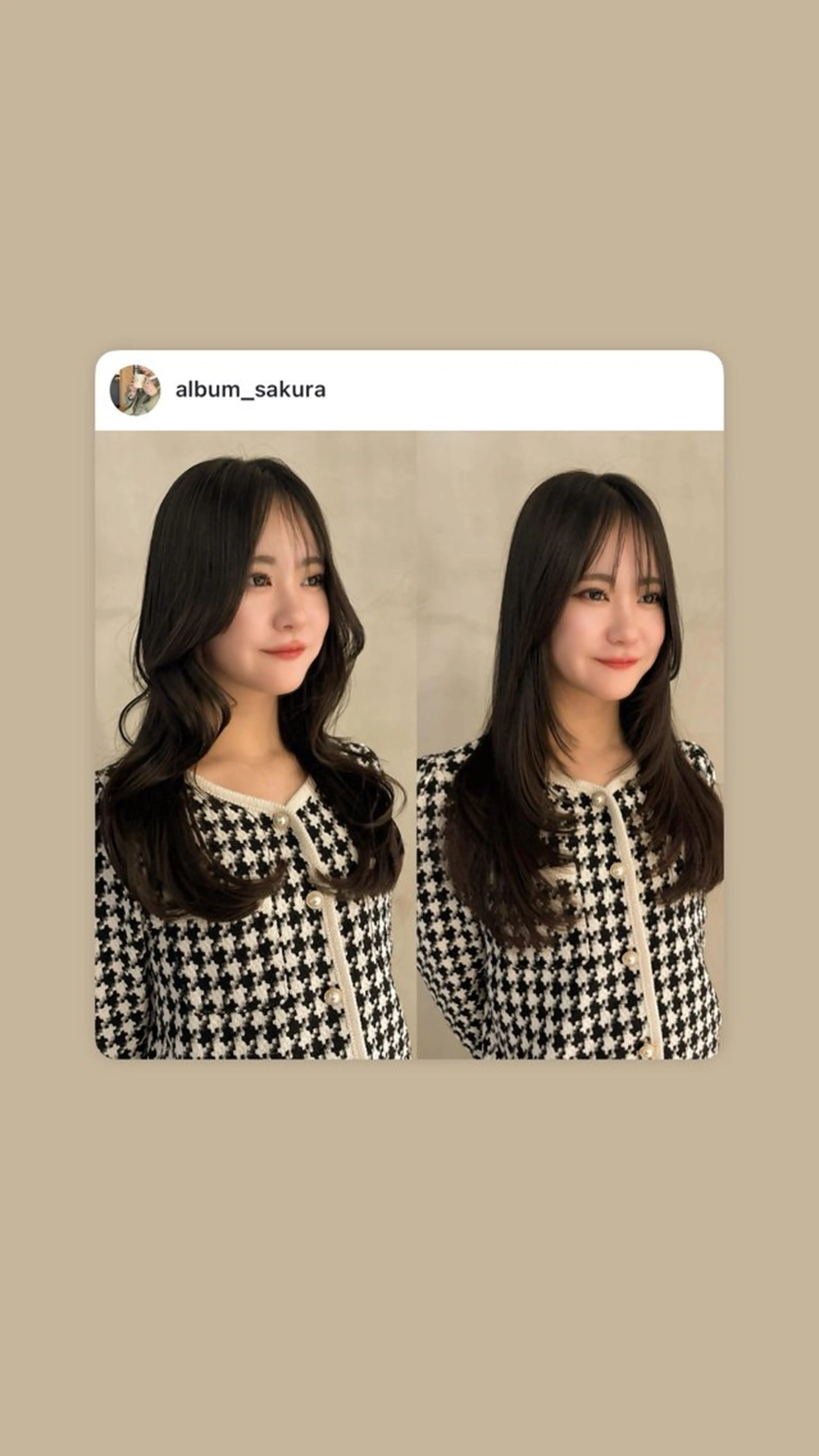 ロング カラー 韓国風ヘア レイヤーカット ワンホンヘア ショートカットパーマ sakura🎀のヘアスタイル