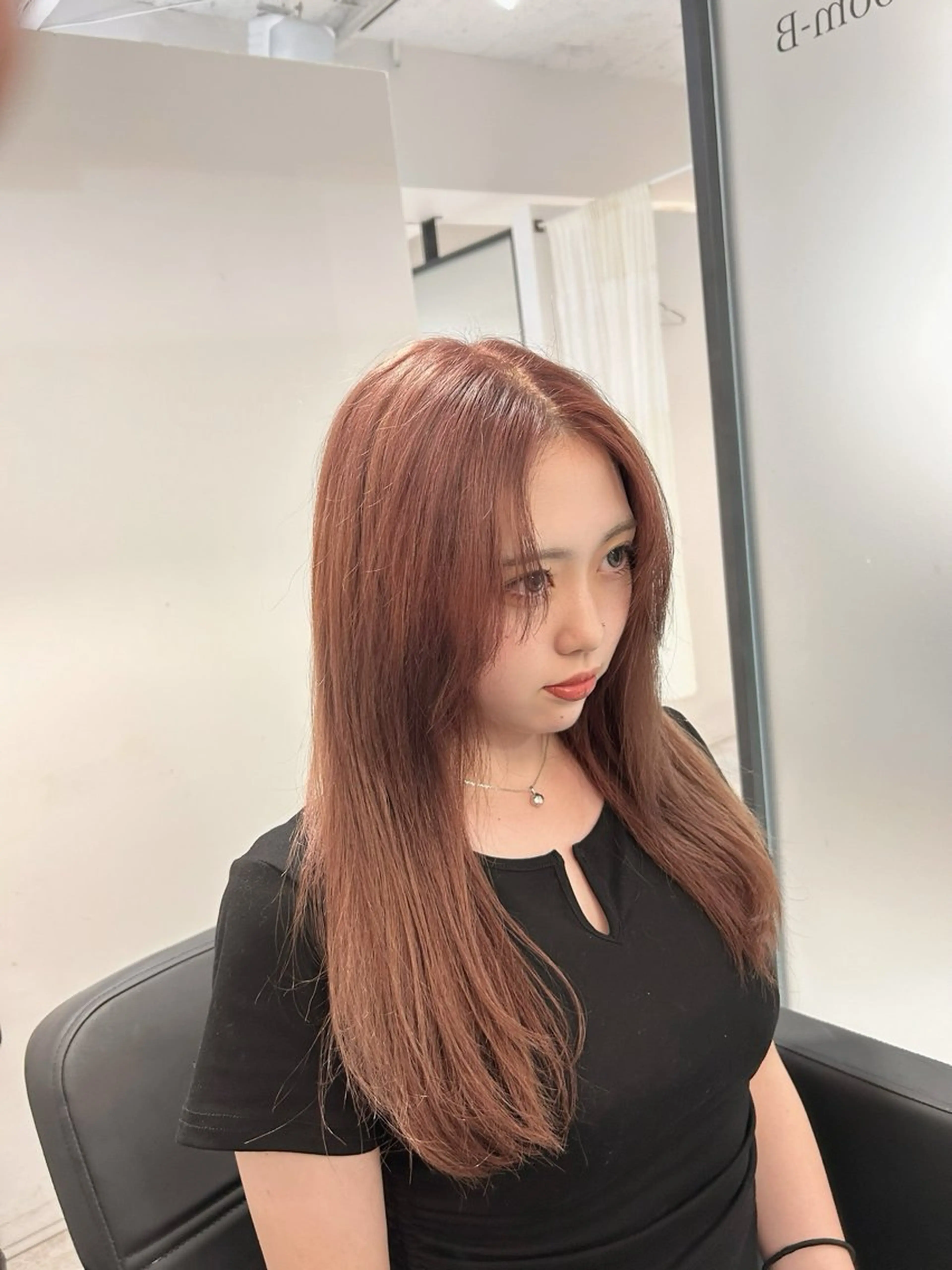 ロング カラー ベージュカラー ピンクカラー ピンクベージュ 愛知のオレンジくん /Harumiのヘアスタイル