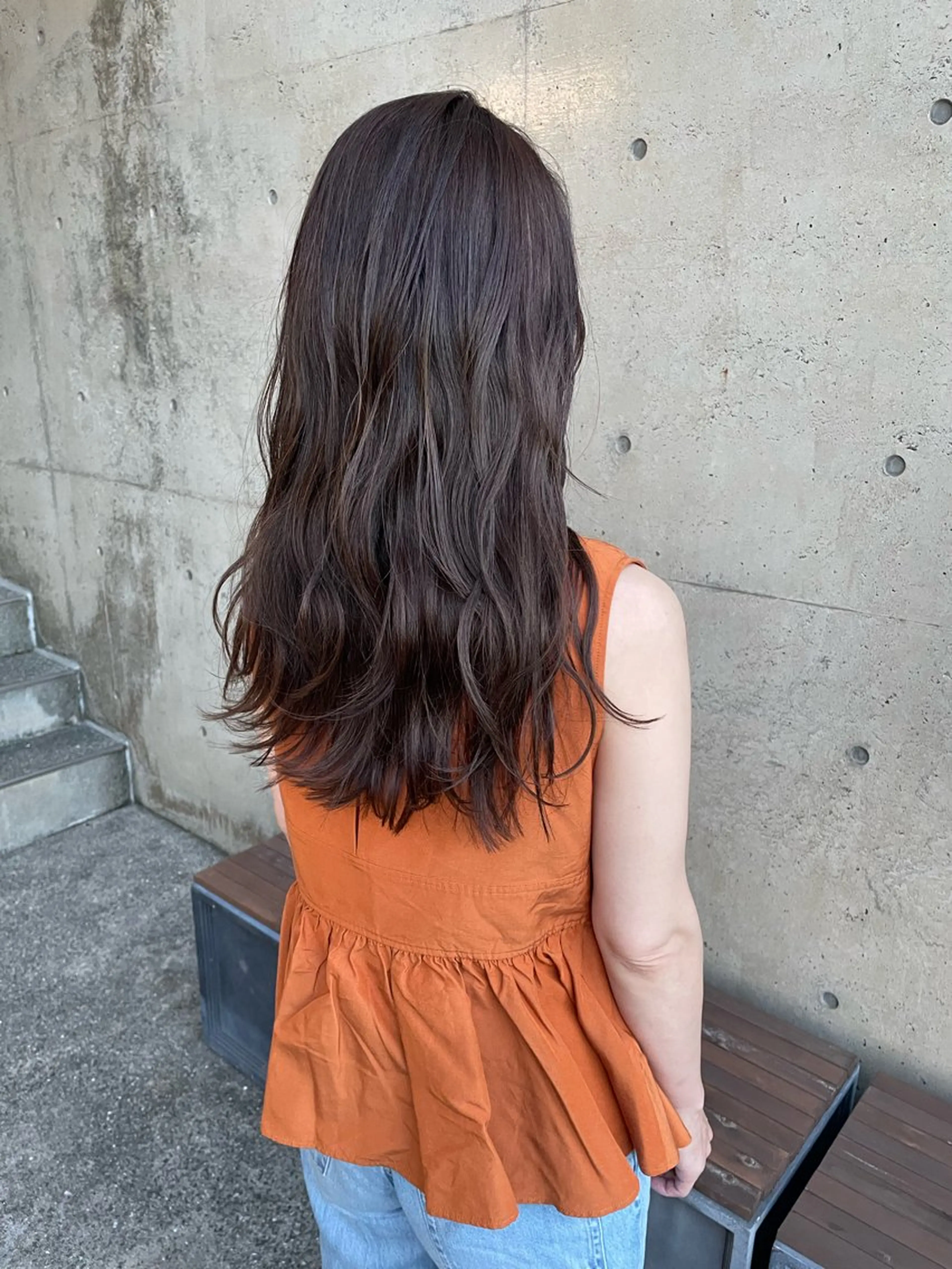 ロング カラー カット ヘアカラー トリートメント hair  design  ALBERO所属・日高 香織のヘアスタイル