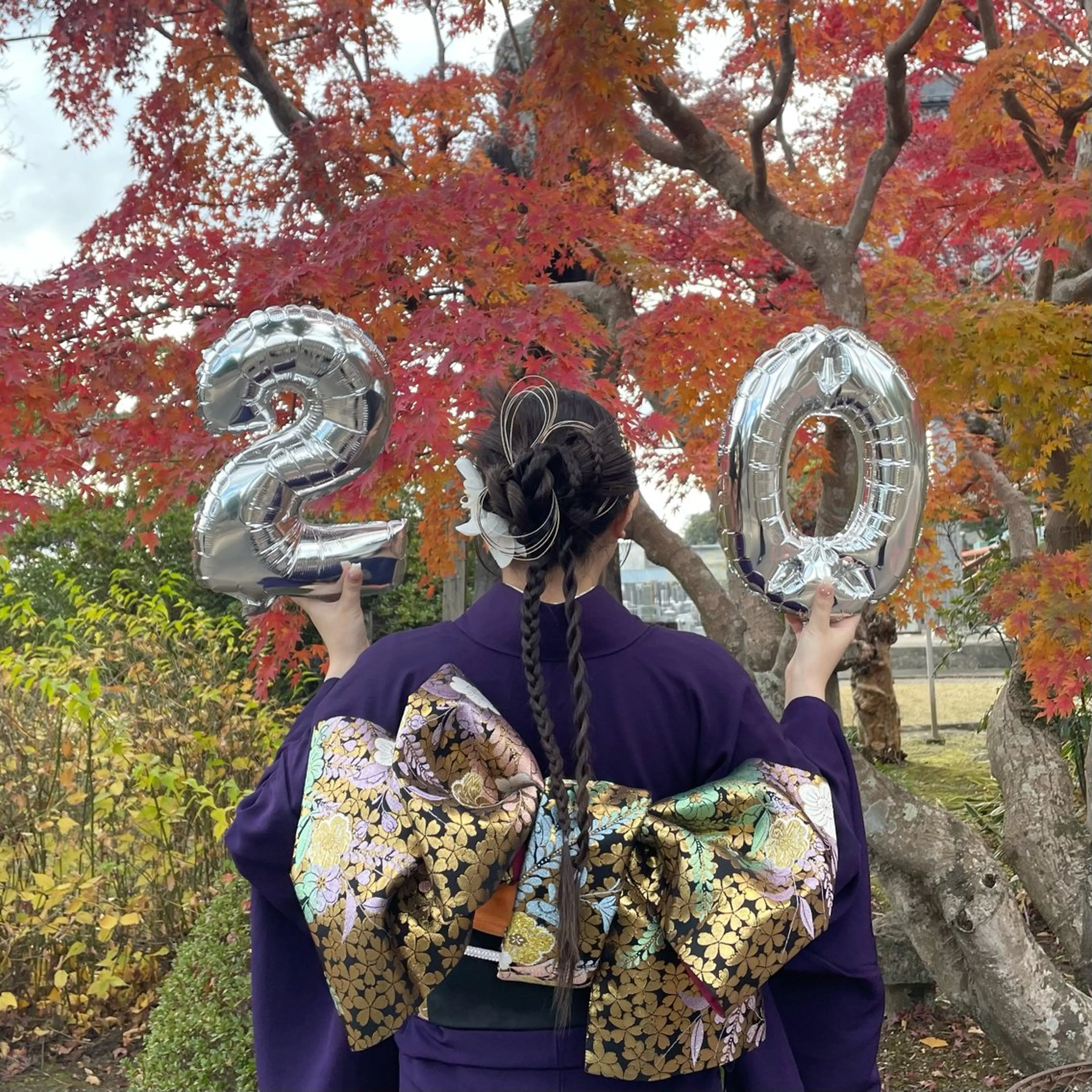 👘振袖着付け+ヘアセット👘の写真