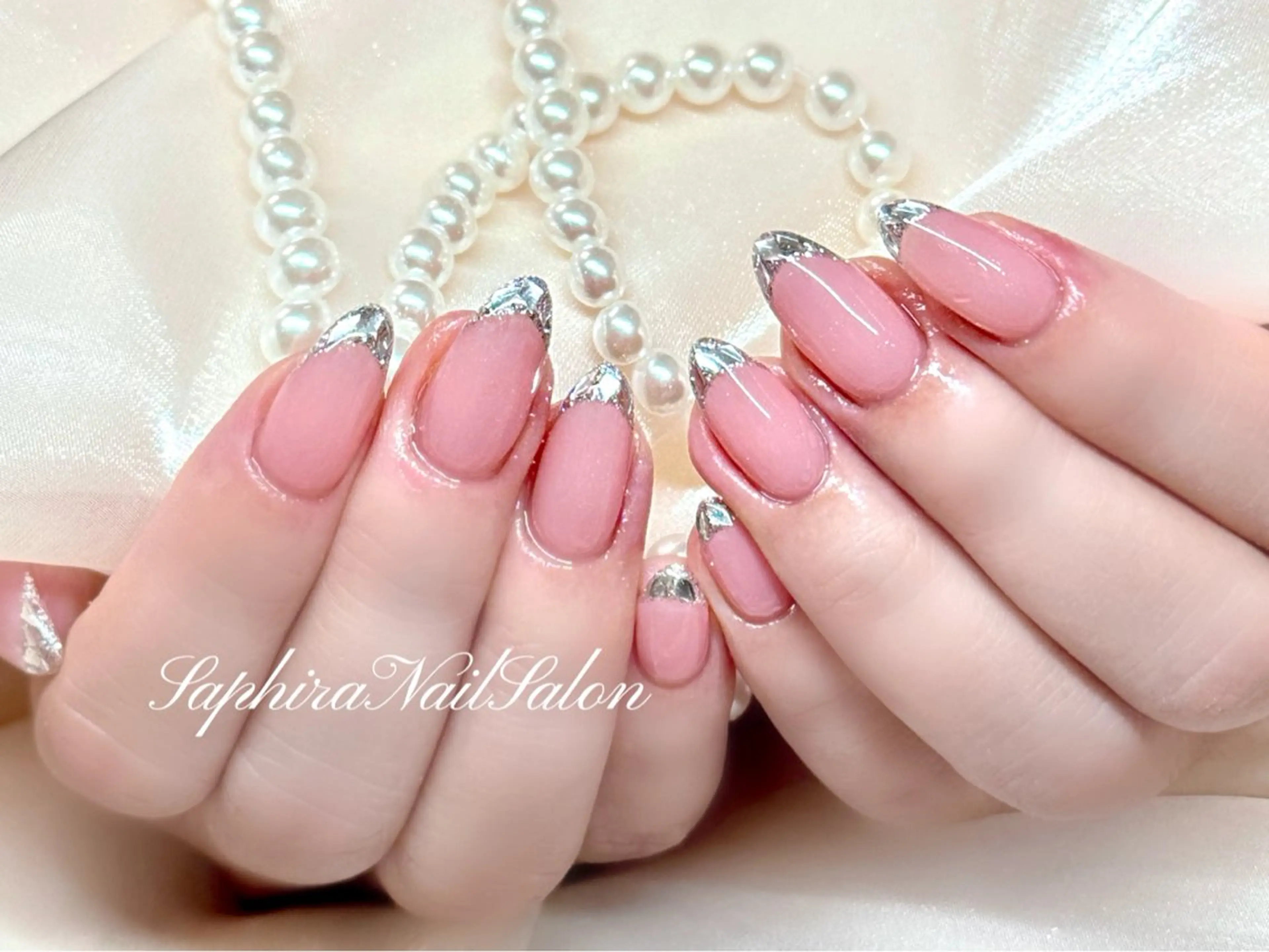 カラー ハンドネイル Saphiraネイル サロン錦糸町のネイルデザイン