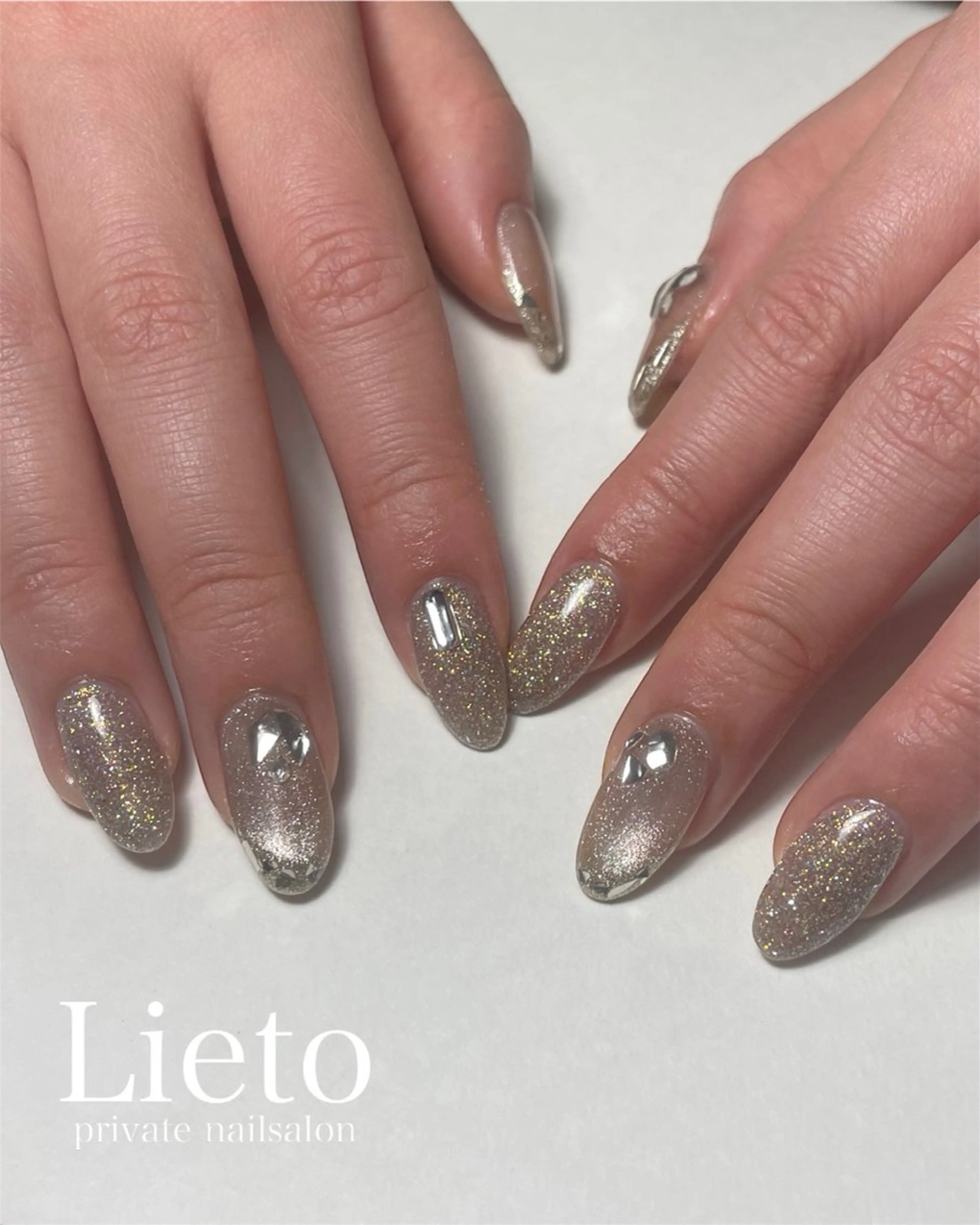 ネイル フレンチネイル グラデーション マグネットネイル ニュアンスネイル ワンカラーネイル nailsalon Lietoのネイルデザイン