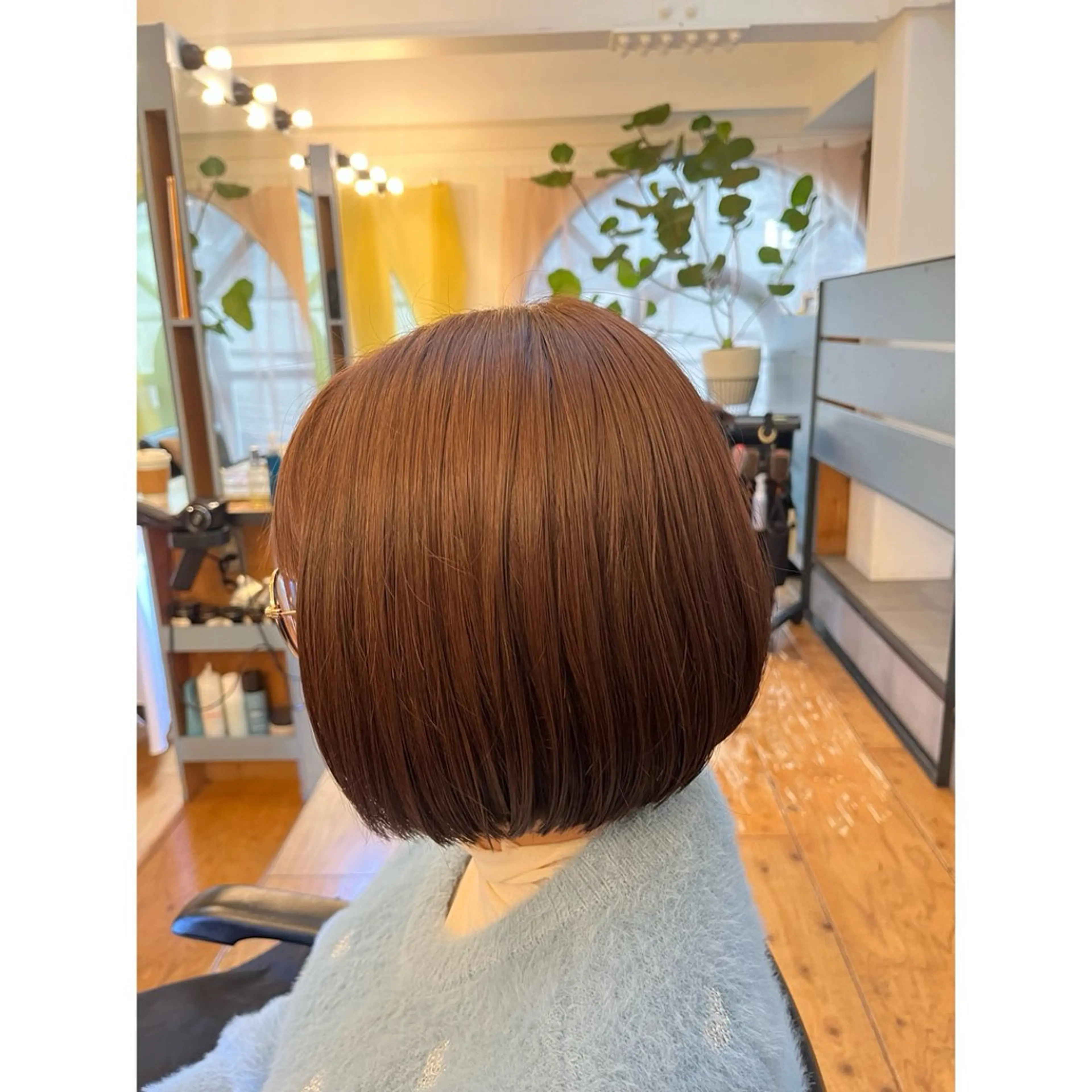 ショート カラー ボブ 髪質改善 ショートヘア トリートメント カット ヘアカラー トリートメント Lagom(ラゴム) なかだのヘアスタイル