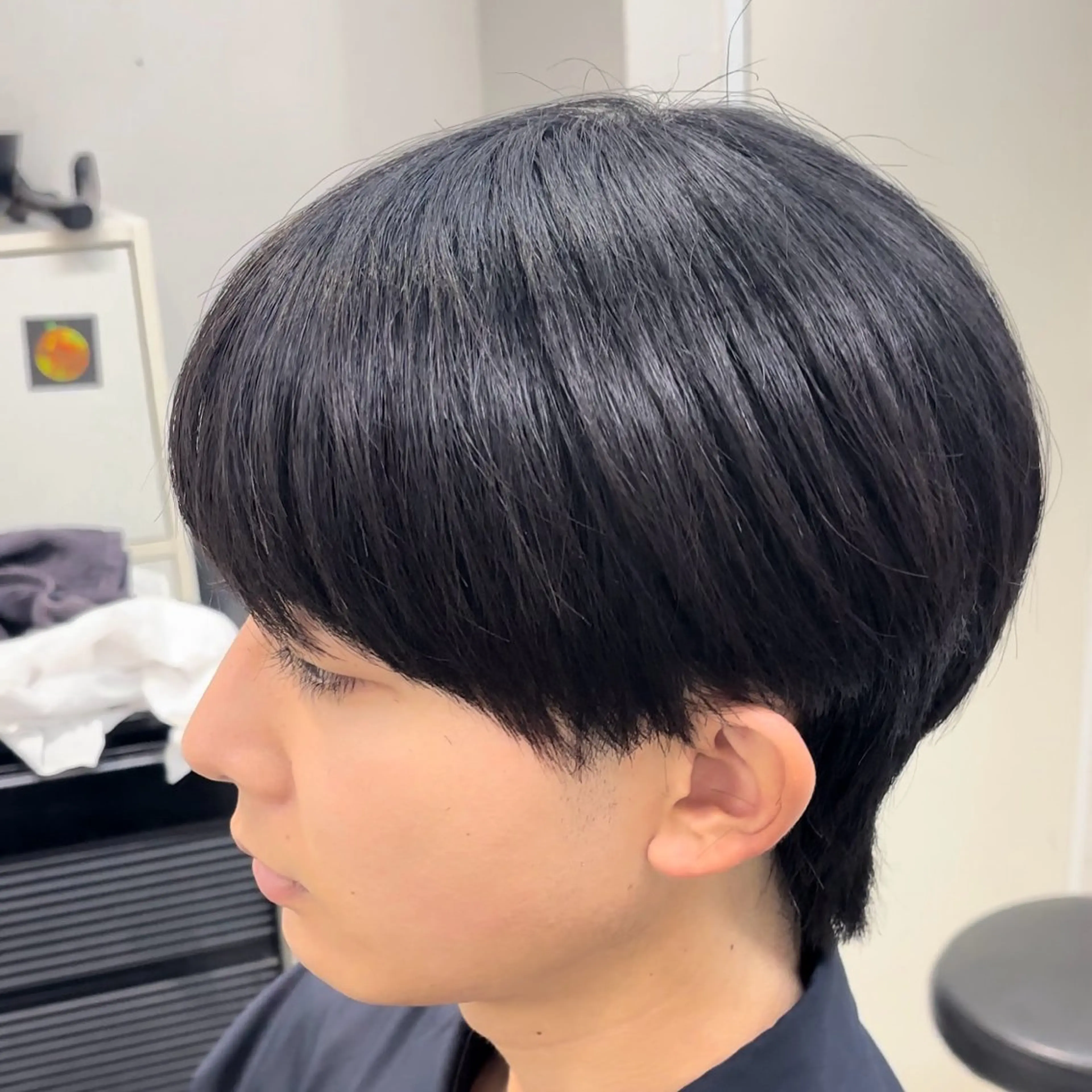 （高校生、大学生限定）カット＋ナチュラル縮毛矯正（ラウンドマッシュ）縮毛履歴、カラー履歴が1年以内にある方不可。の写真