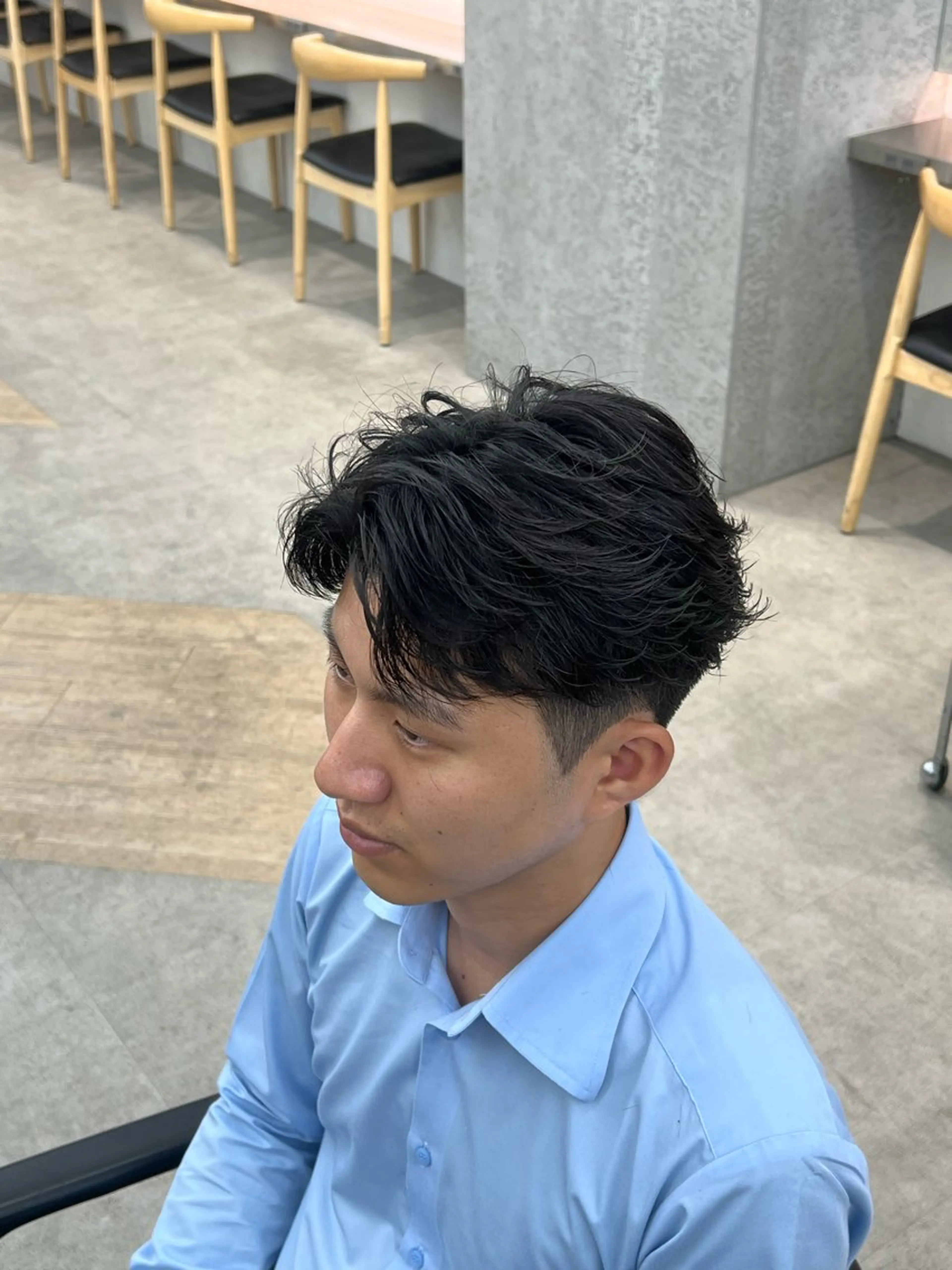 パーマ カット パーマ 🌀ソヘル/シャドウ ✨/メンズパーマ/栄のヘアスタイル