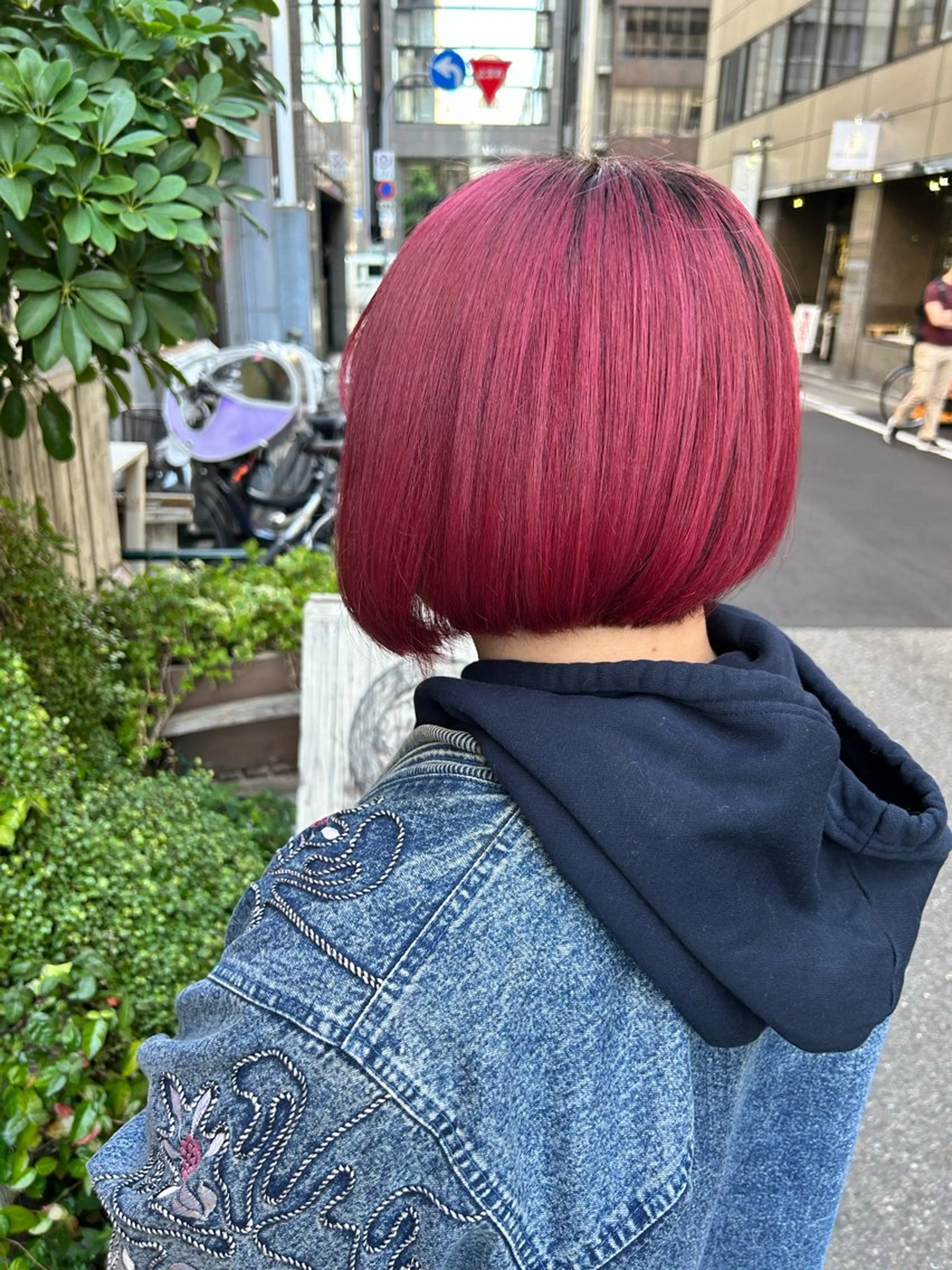 ミディアム カラー HairMake bo:rl所属・武島 美優のヘアスタイル