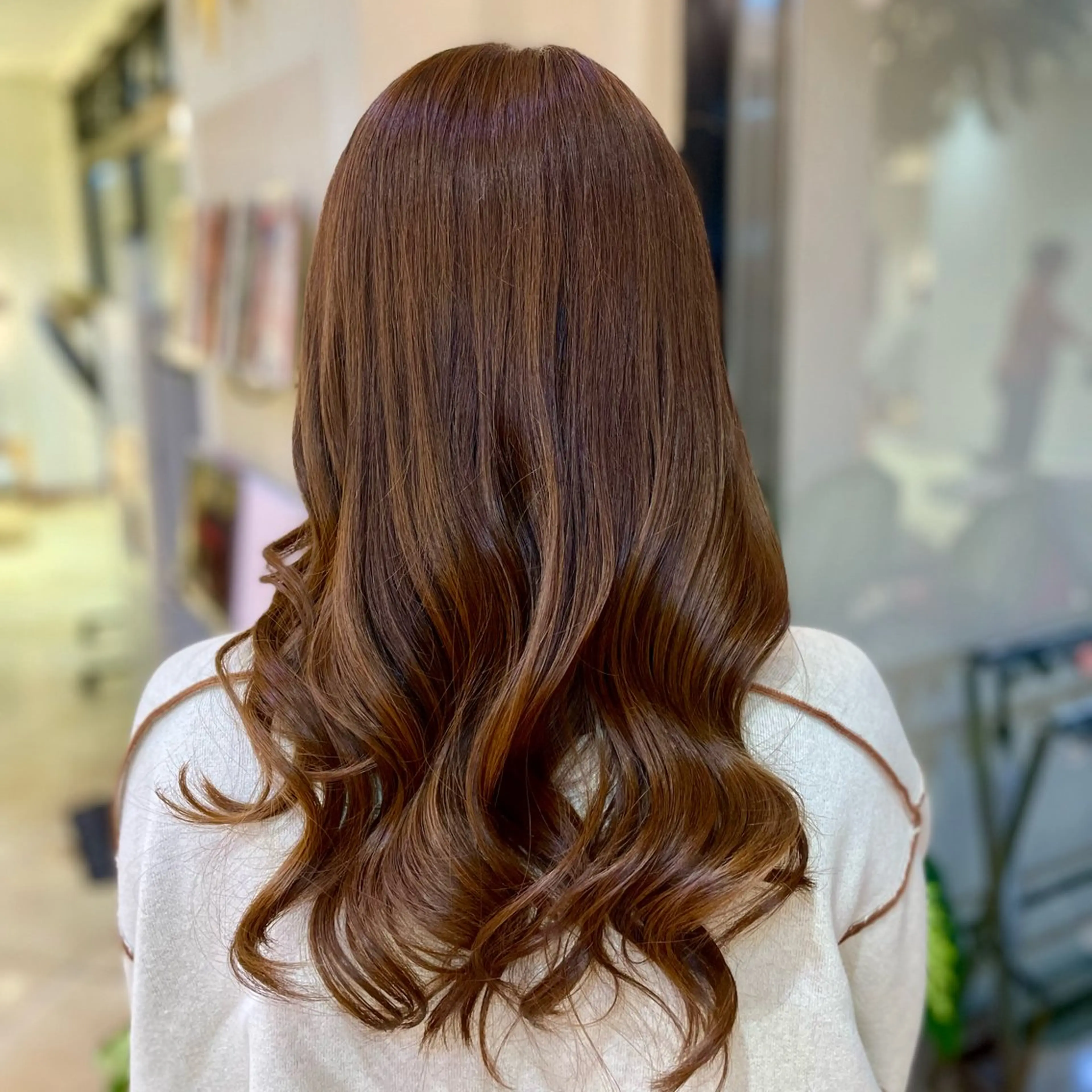 ロング 髪質改善 韓国風ヘア トリートメント 丸山 愛唯のヘアスタイル