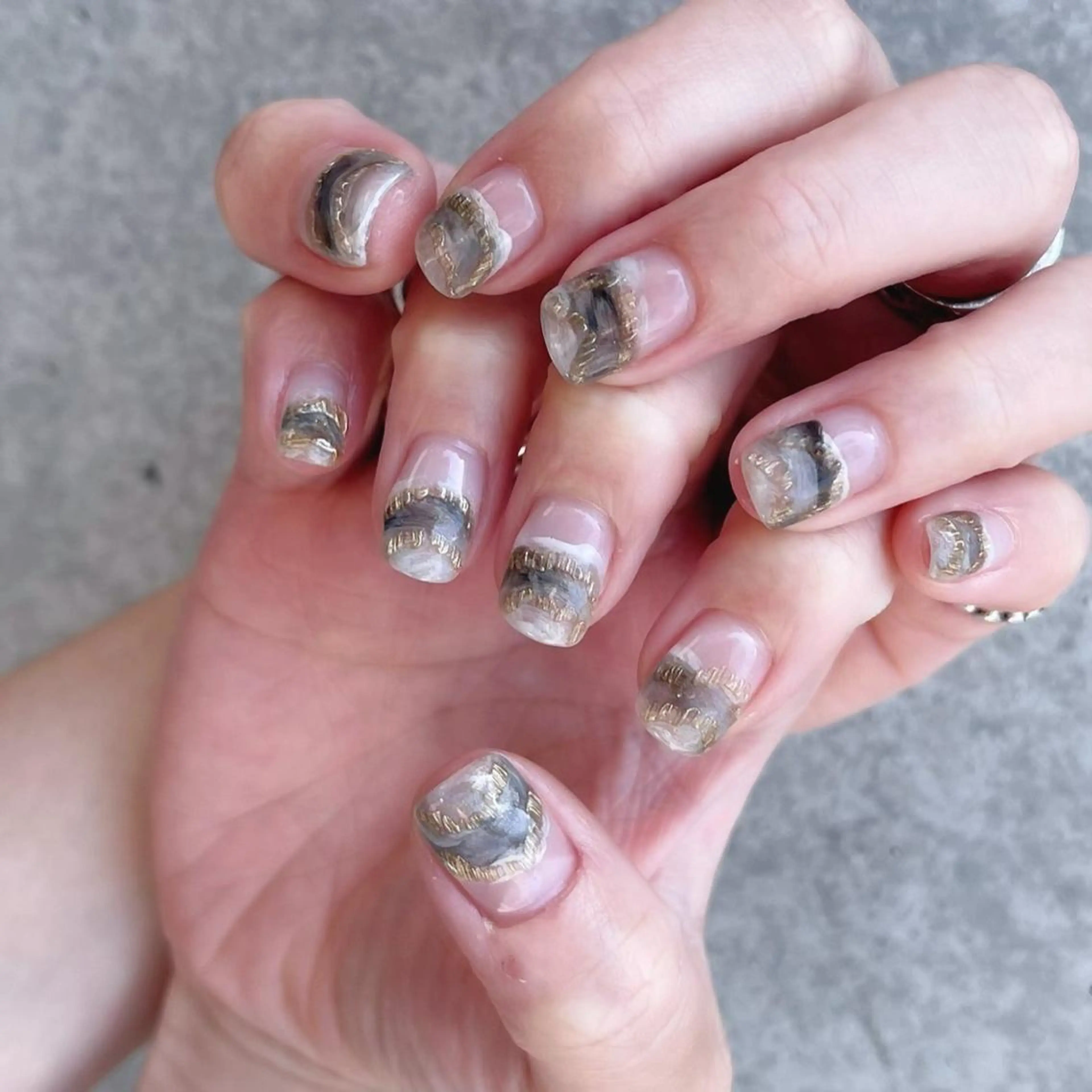 ネイル アートネイル 長さ出し ジェルネイル 氷ネイル・うるうるネイル マットネイル ハンドネイル nail salon Soeurのネイルデザイン