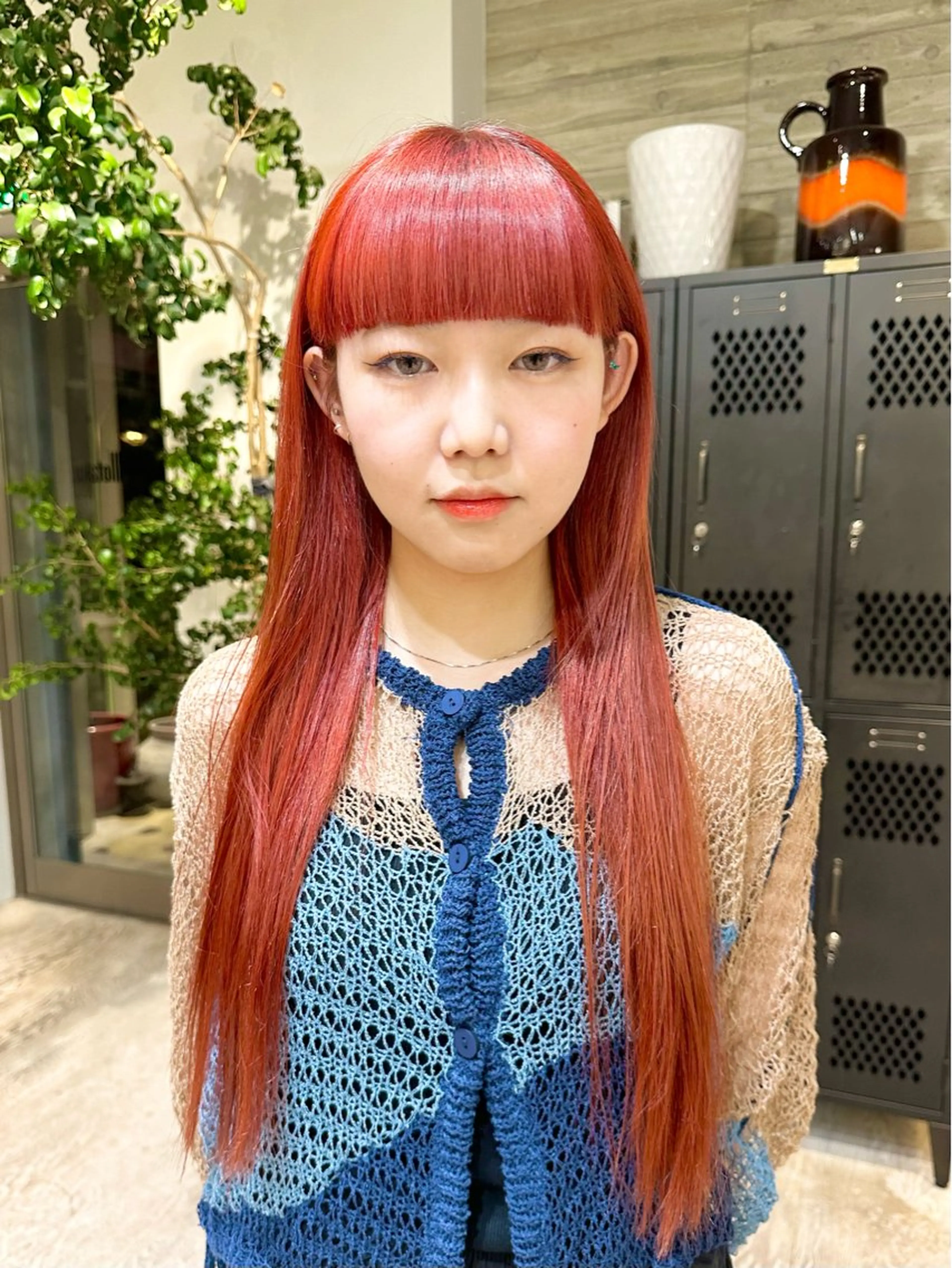 ロング カラー ヘアカラー トリートメント kai .のヘアスタイル