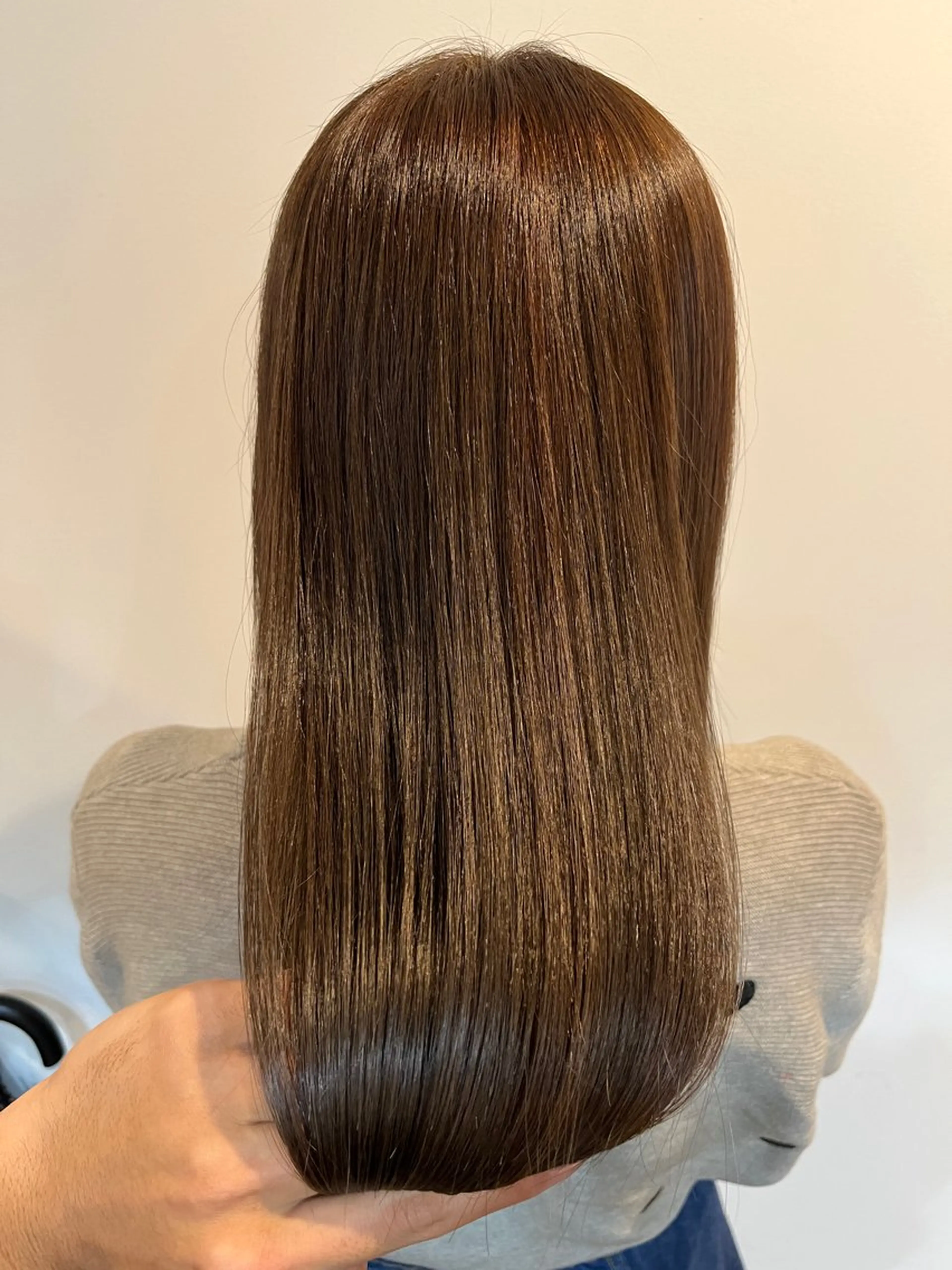 ロング 髪質改善 カット 縮毛矯正 トリートメント オートクチュールランコントレ西京極店所属・今在家 玲【艶髪スト レート/メンズ特化】のヘアスタイル