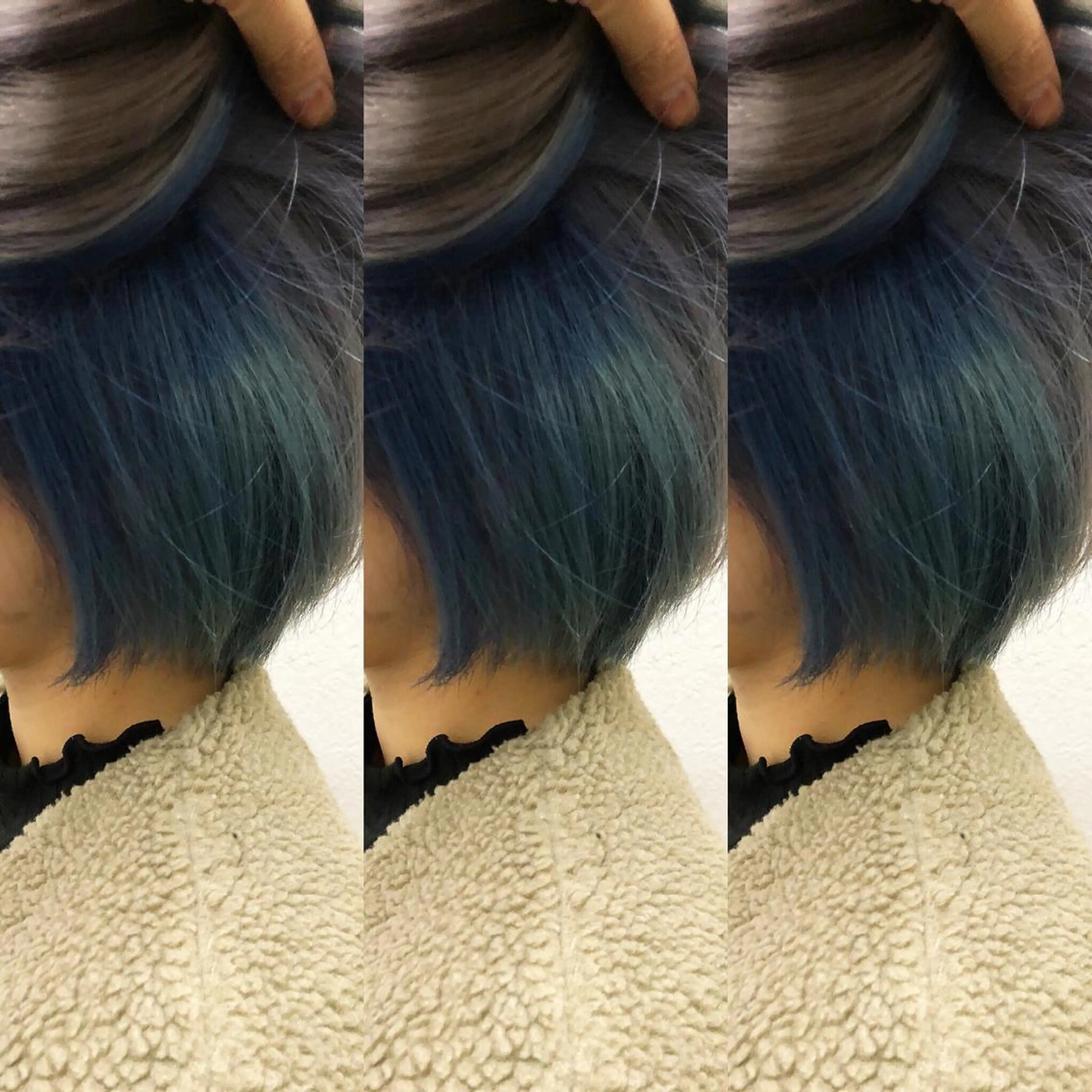 ショート カラー アディクシーカラー ブルーカラー シルバー JILBLAN京都 ショート/ハイライトのヘアスタイル