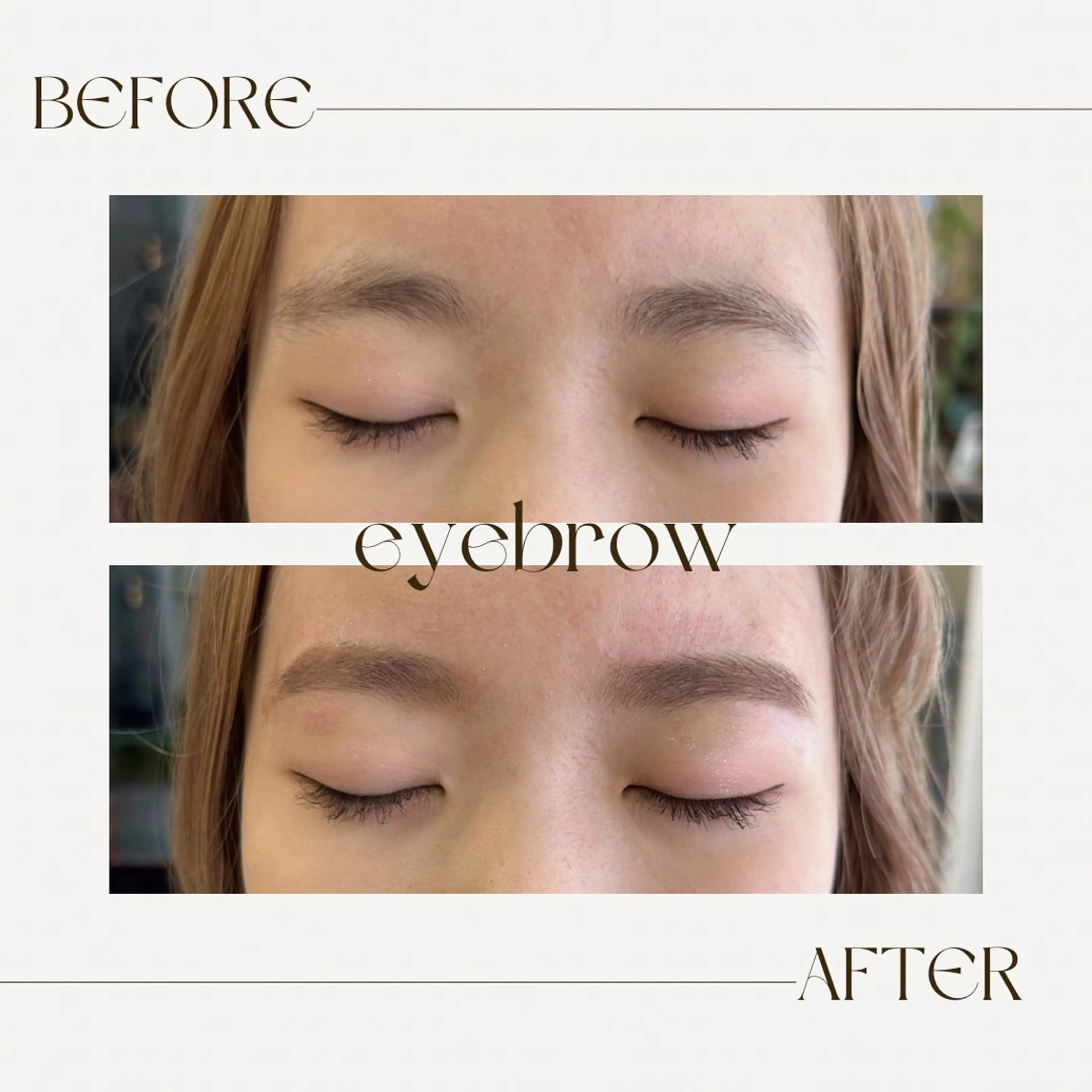 アイブロウ ハイトーン/暖色/ 眉/メイク/Rinaのヘアスタイル