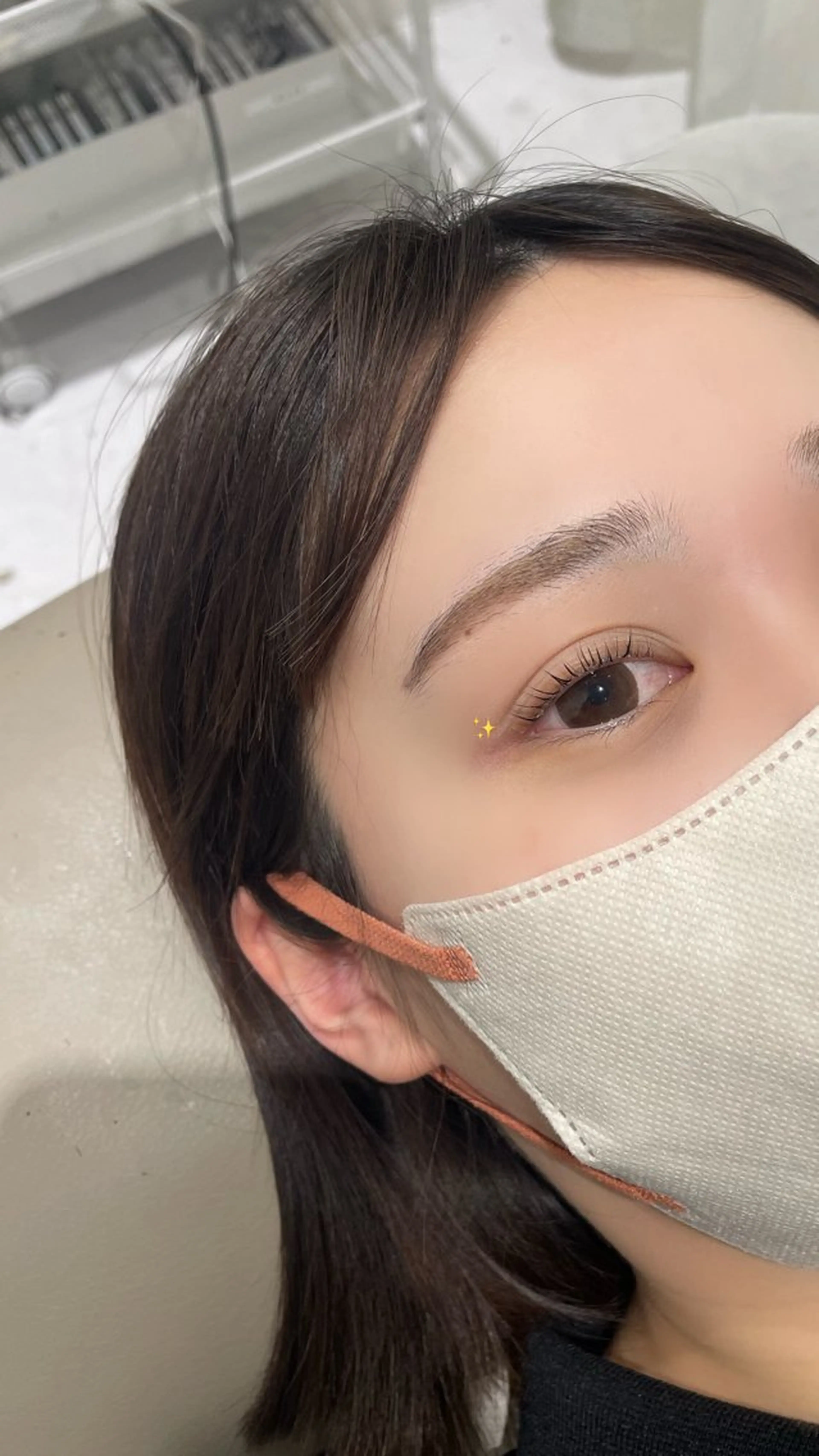 マツエク・マツパ パリジェンヌラッシュリフト ᴀɴᴊɪ♡束感まつ毛 /京都のマツエク・マツパデザイン