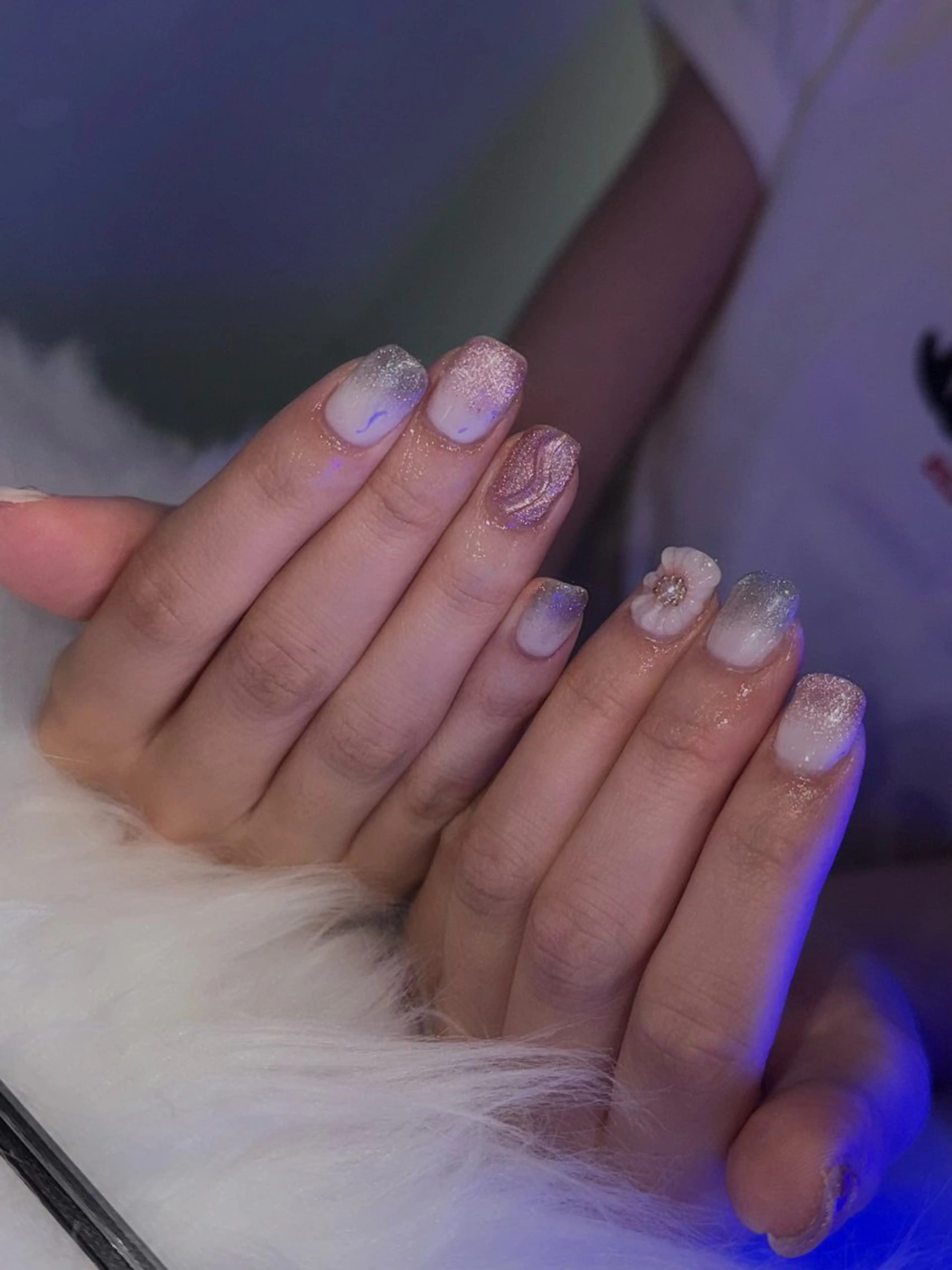 ネイル フラワーネイル ぷっくりネイル ハンドネイル Nail salon BiBi所属・BiBi Nanakaのネイルデザイン