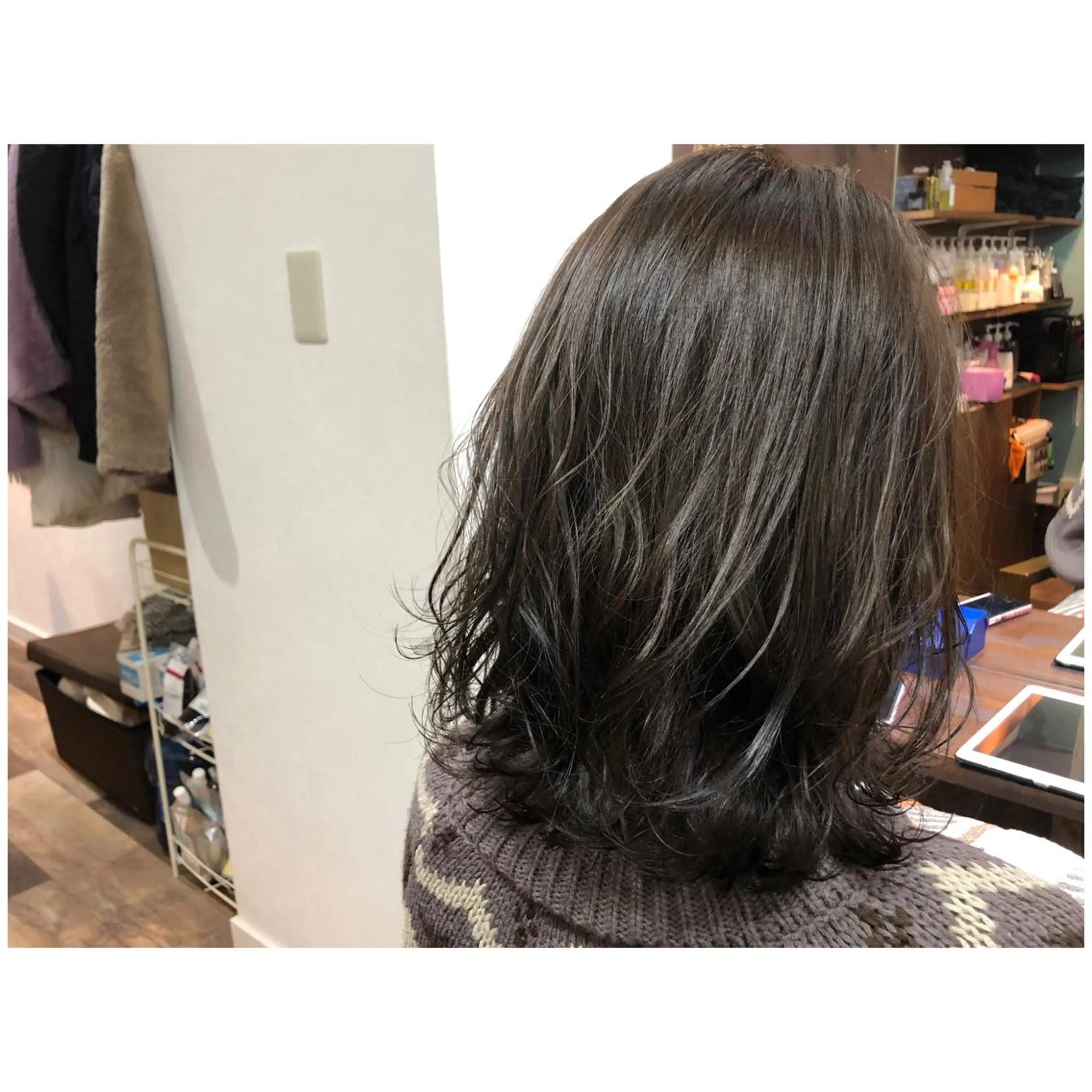 ミディアム カラー ヘアカラー トリートメント 💫髪質改善矯正 MIHO💫のヘアスタイル