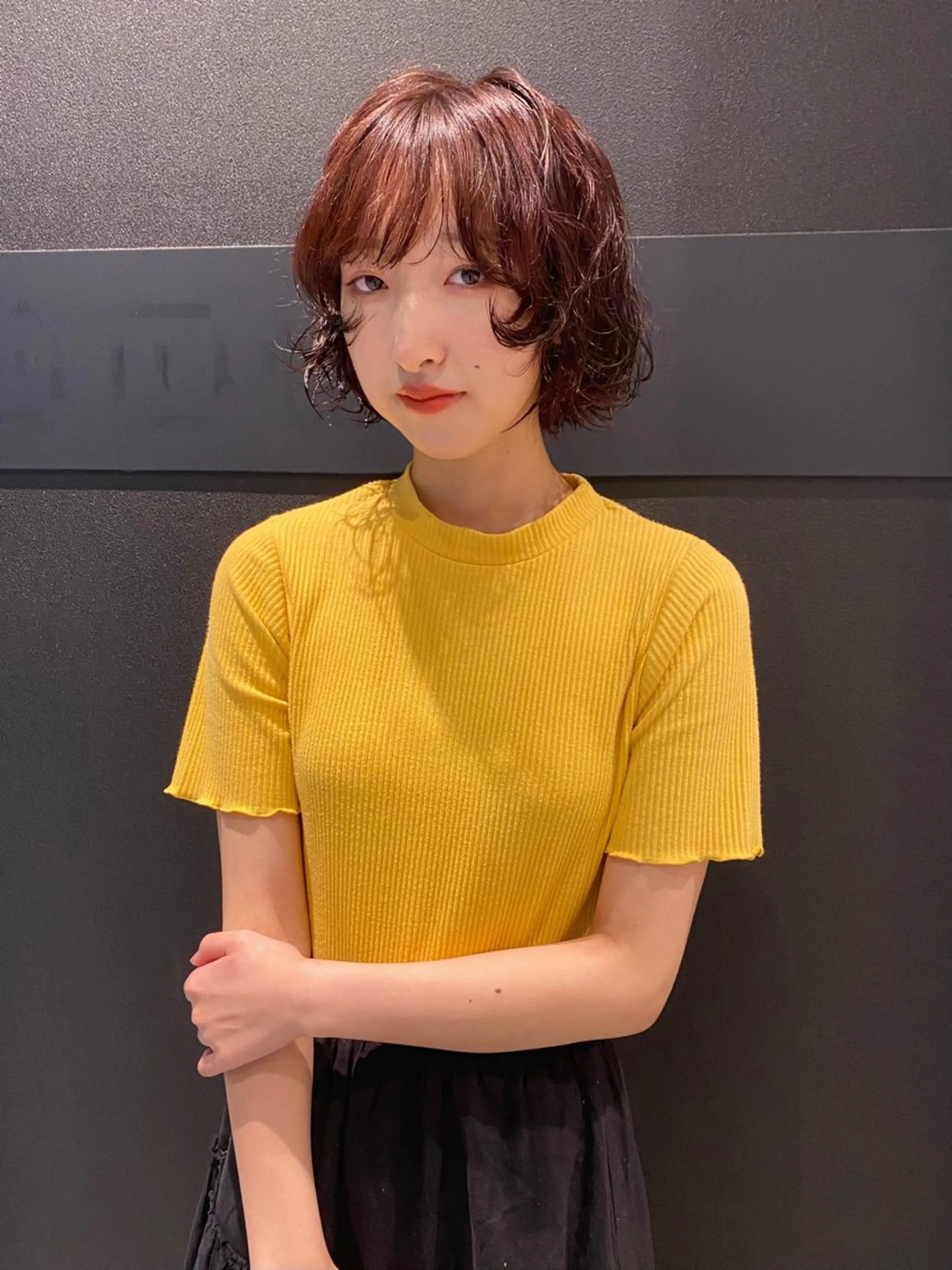 ショート カラー パーマ カット ヘアカラー パーマ トリートメント mai / linoah˚✧のヘアスタイル