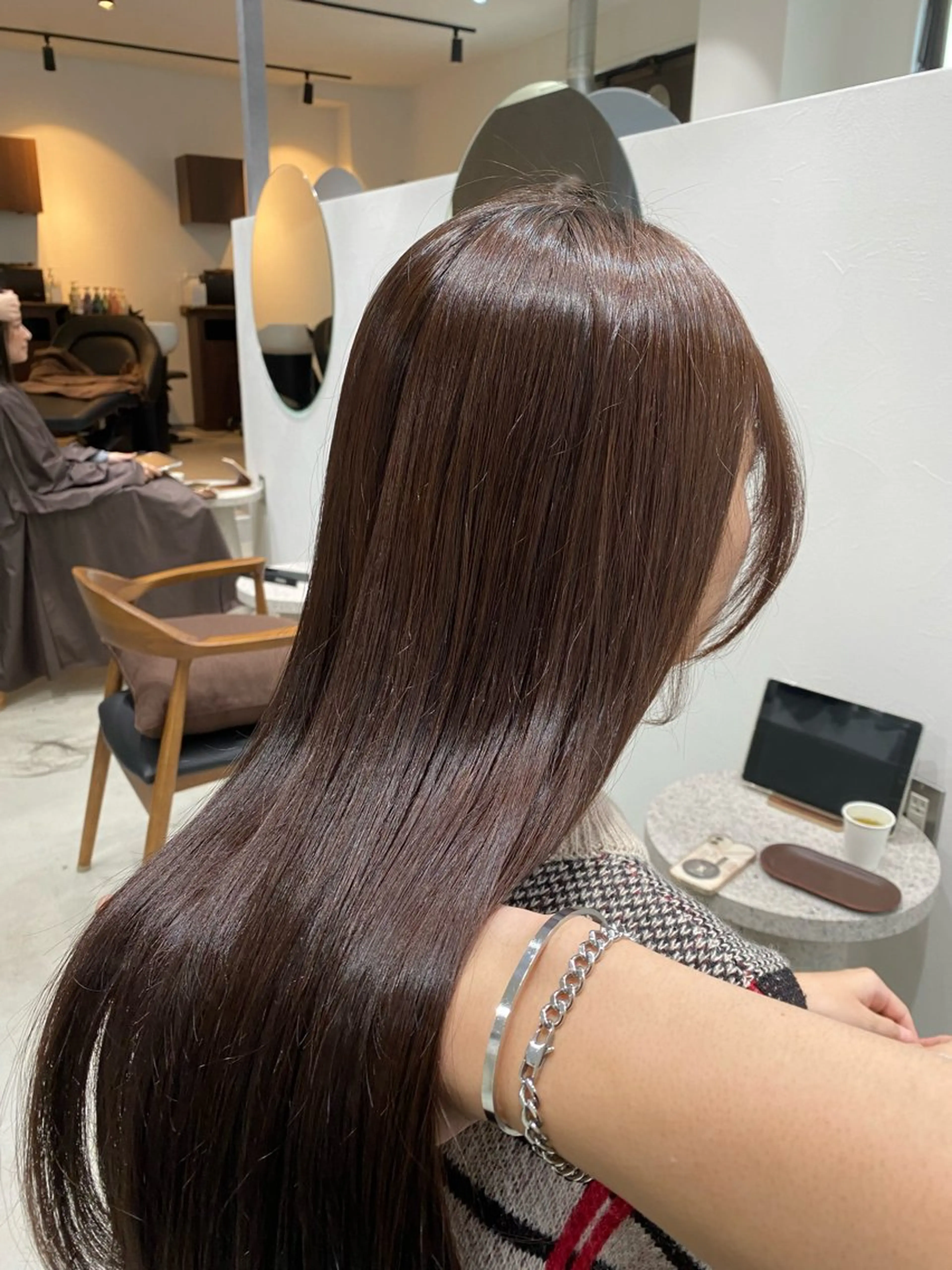 ロング カラー カット ヘアカラー Aujuaソムリエ ❤️‍🔥今吉 晃太のヘアスタイル