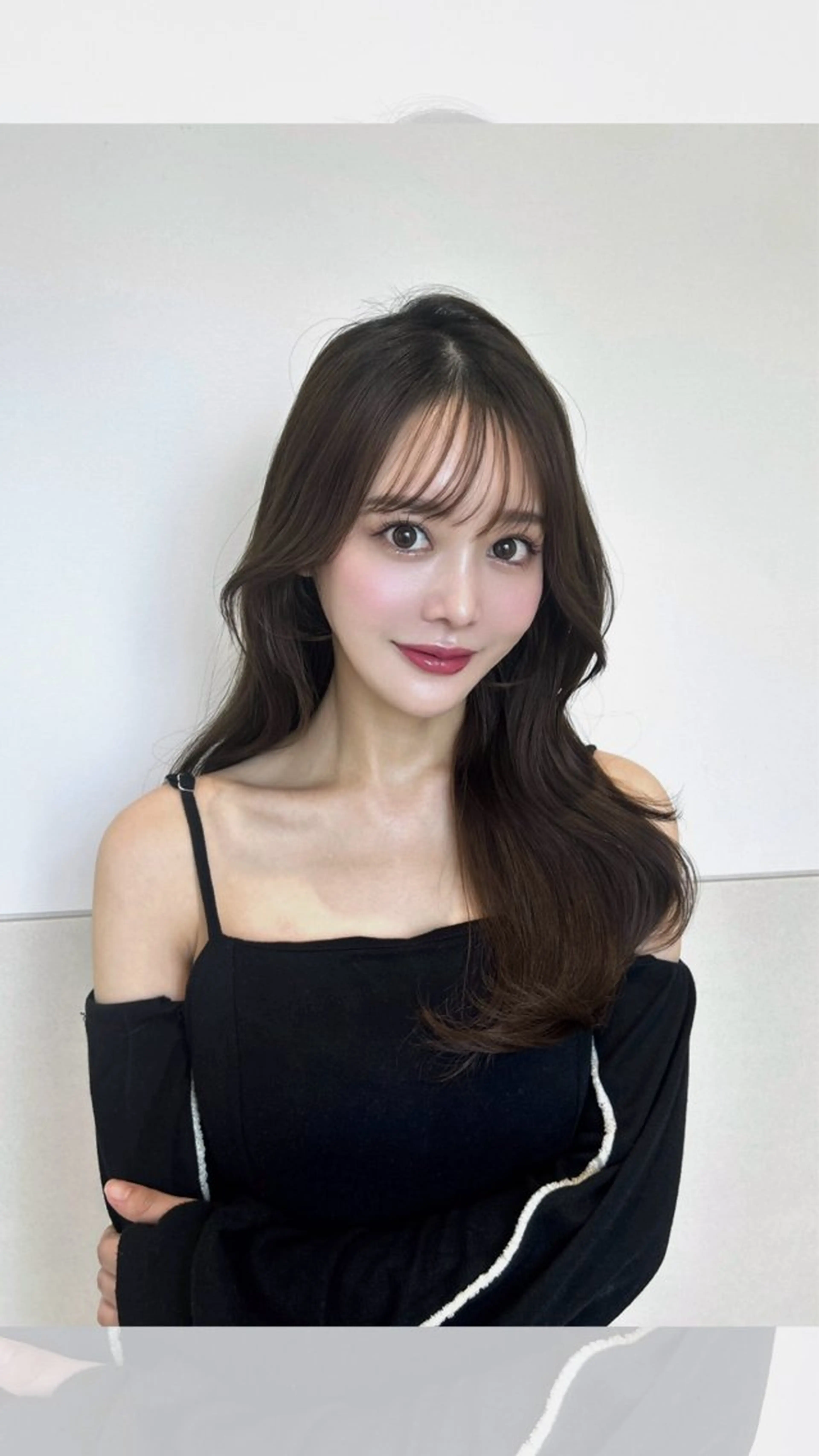 ロング カラー 透明感カラー レイヤーカット カット ヘアカラー トリートメント 🩷韓国ヘア/ミディ アム🩷Maikaのヘアスタイル