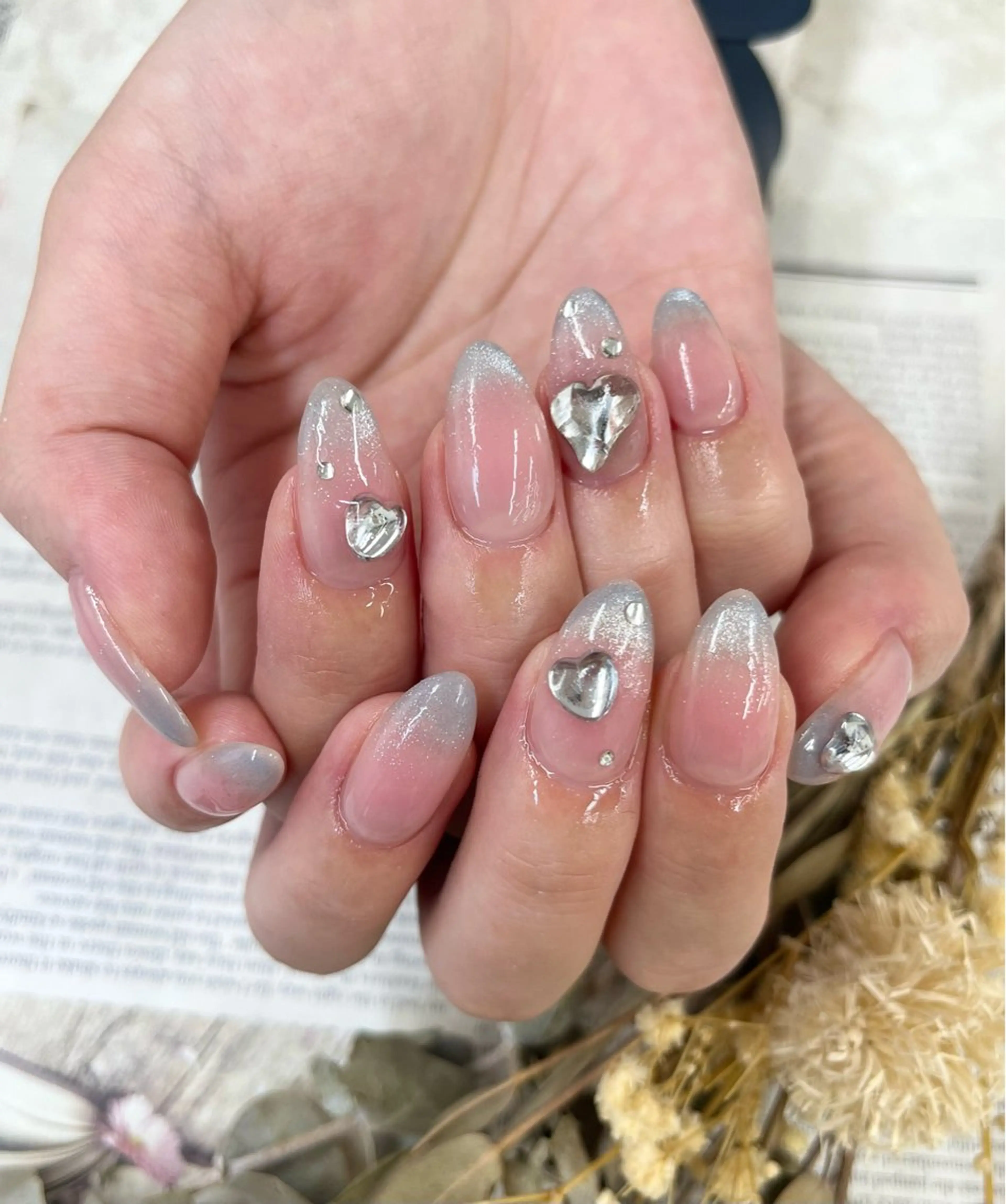 ネイル ハート ハンドネイル Basic町田本店 Suzunaのネイルデザイン